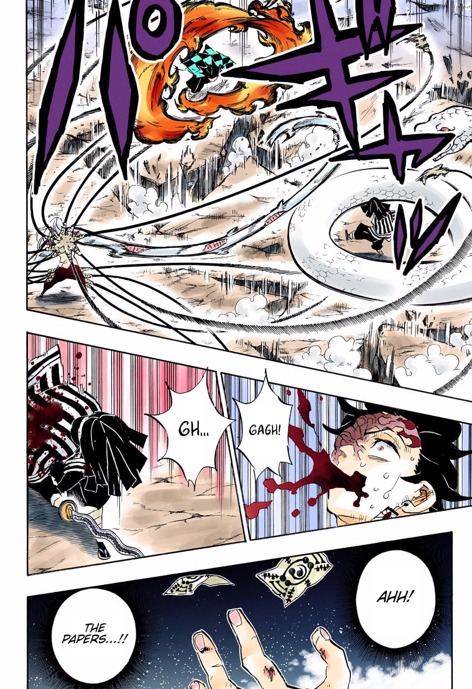 Demon Slayer Infinity Castle Colored Manga