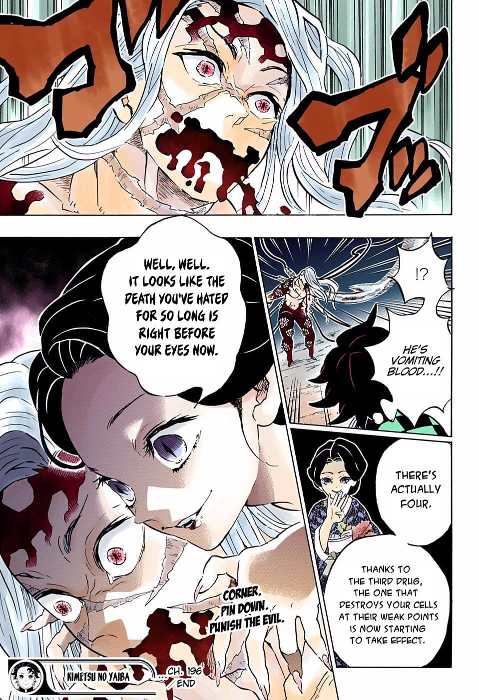 Demon Slayer Infinity Castle Colored Manga