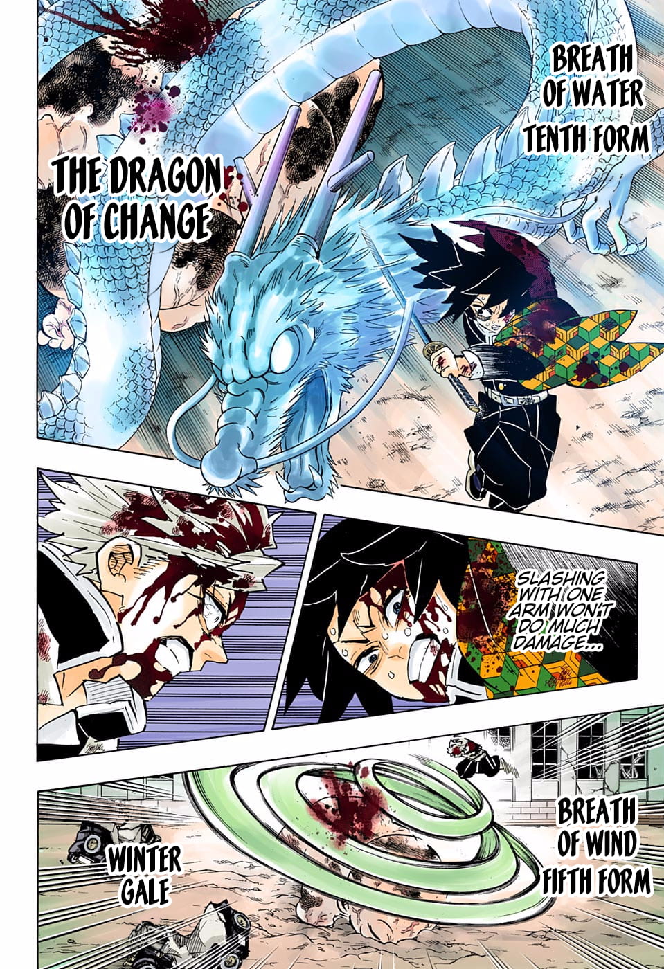 Demon Slayer Infinity Castle Colored Manga