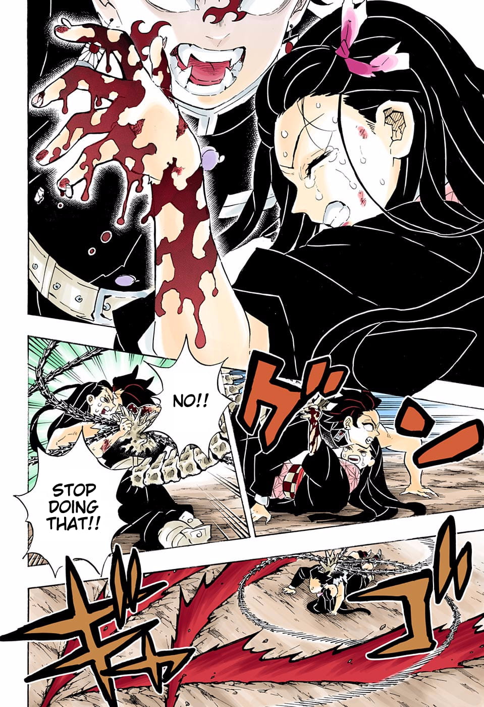 Demon Slayer Infinity Castle Colored Manga