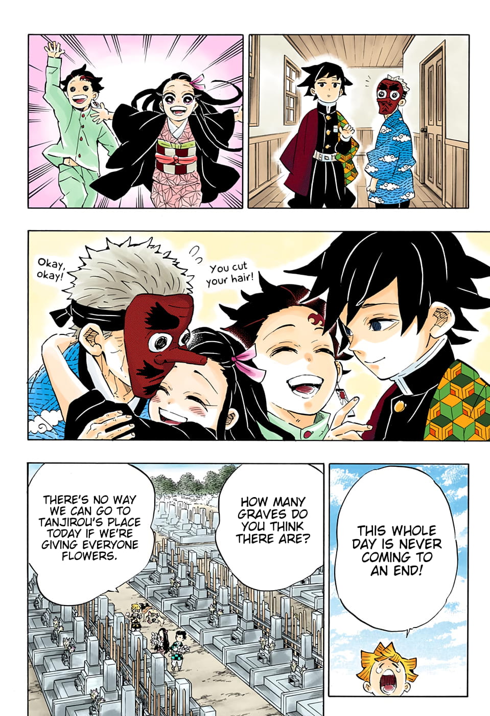 Demon Slayer Infinity Castle Colored Manga