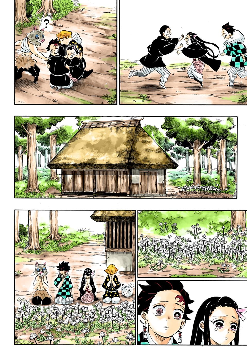 Demon Slayer Infinity Castle Colored Manga