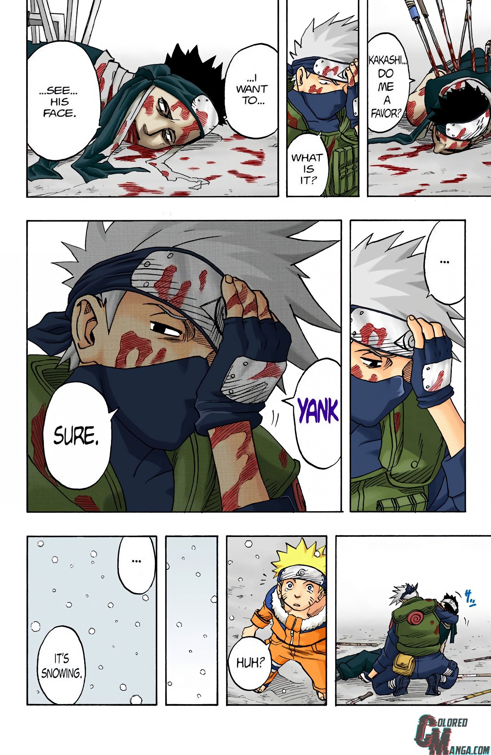 Naruto Colored Manga