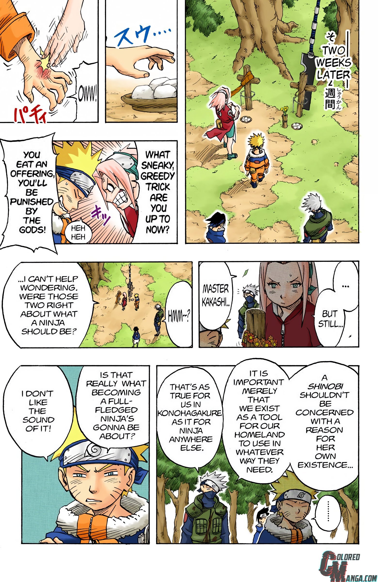 Naruto Colored Manga