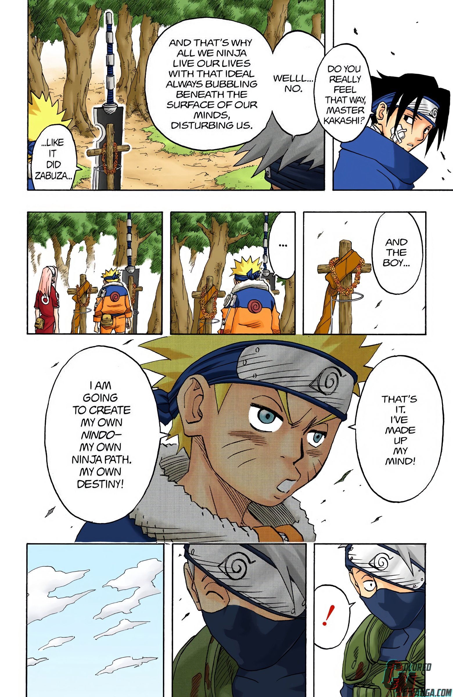 Naruto Colored Manga