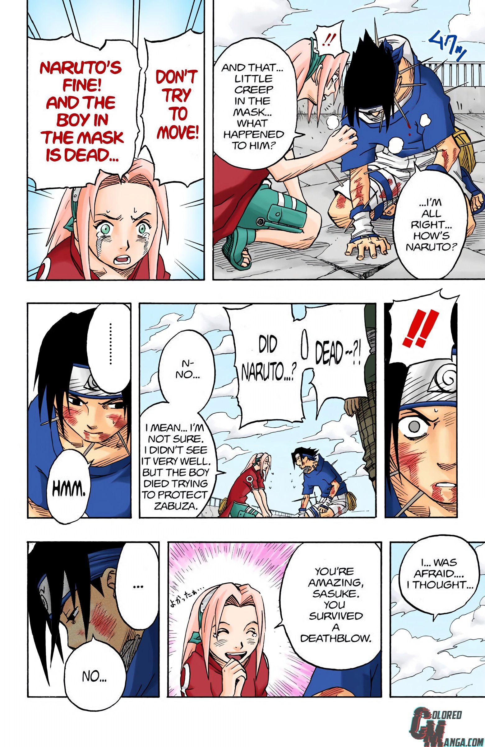 Naruto Colored Manga