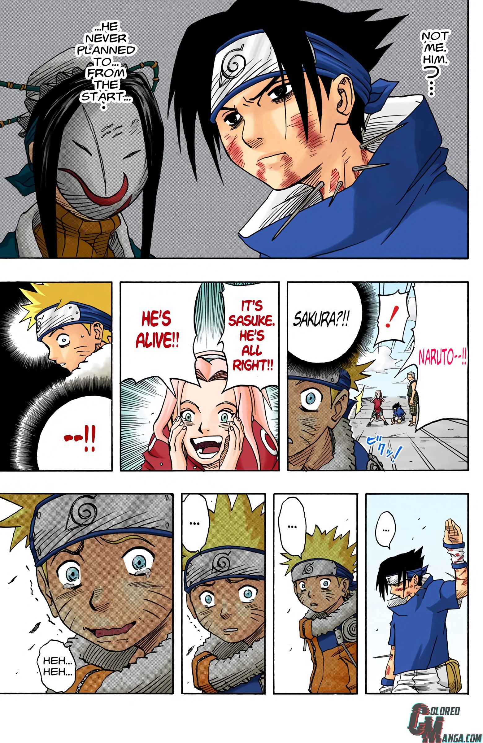 Naruto Colored Manga