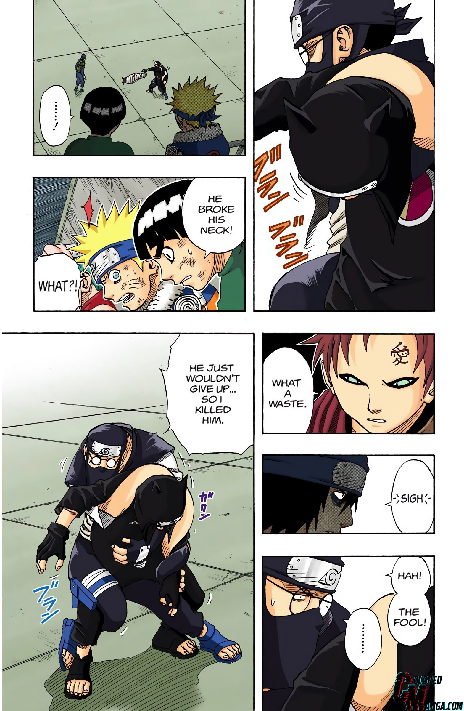 Naruto Colored Manga