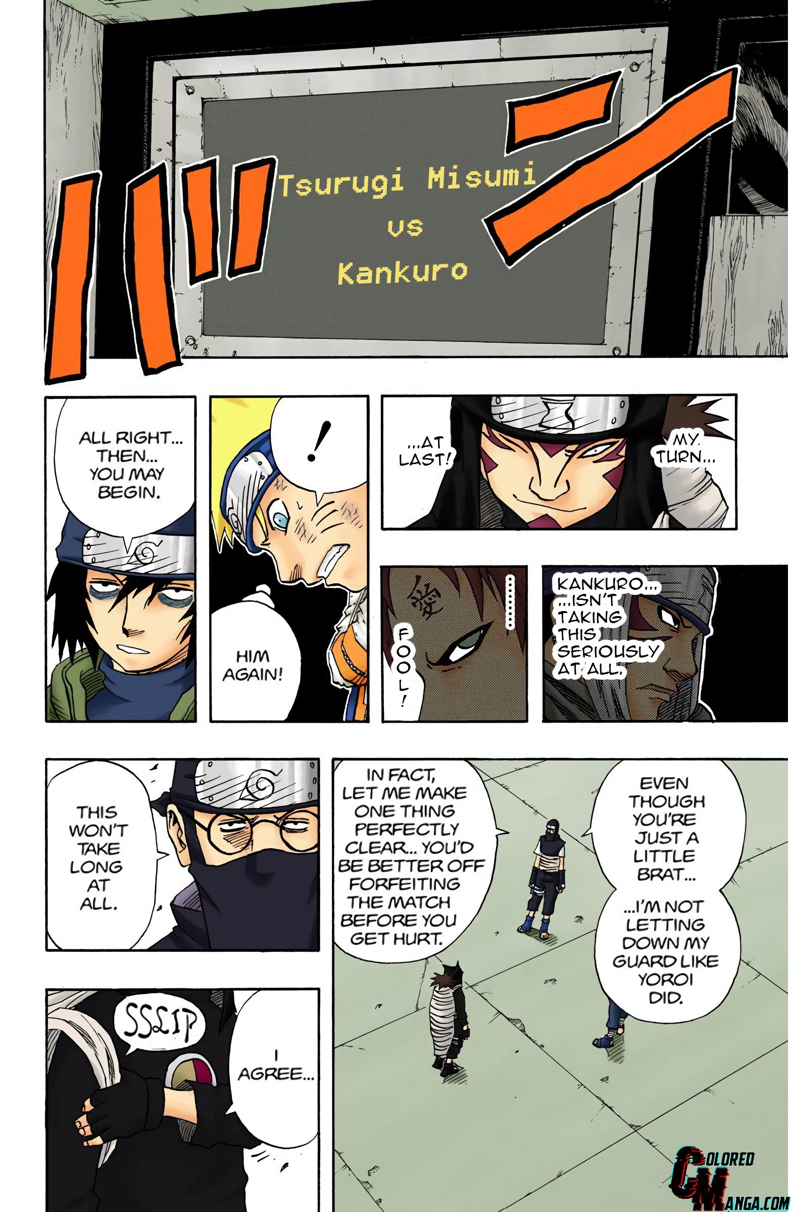 Naruto Colored Manga