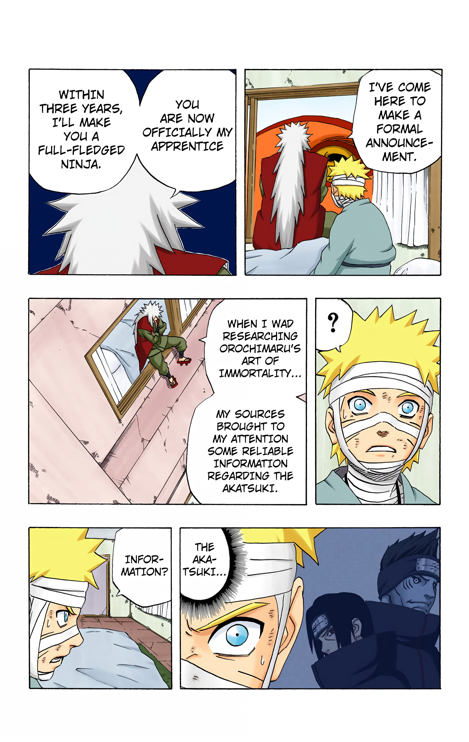 Naruto Colored Manga