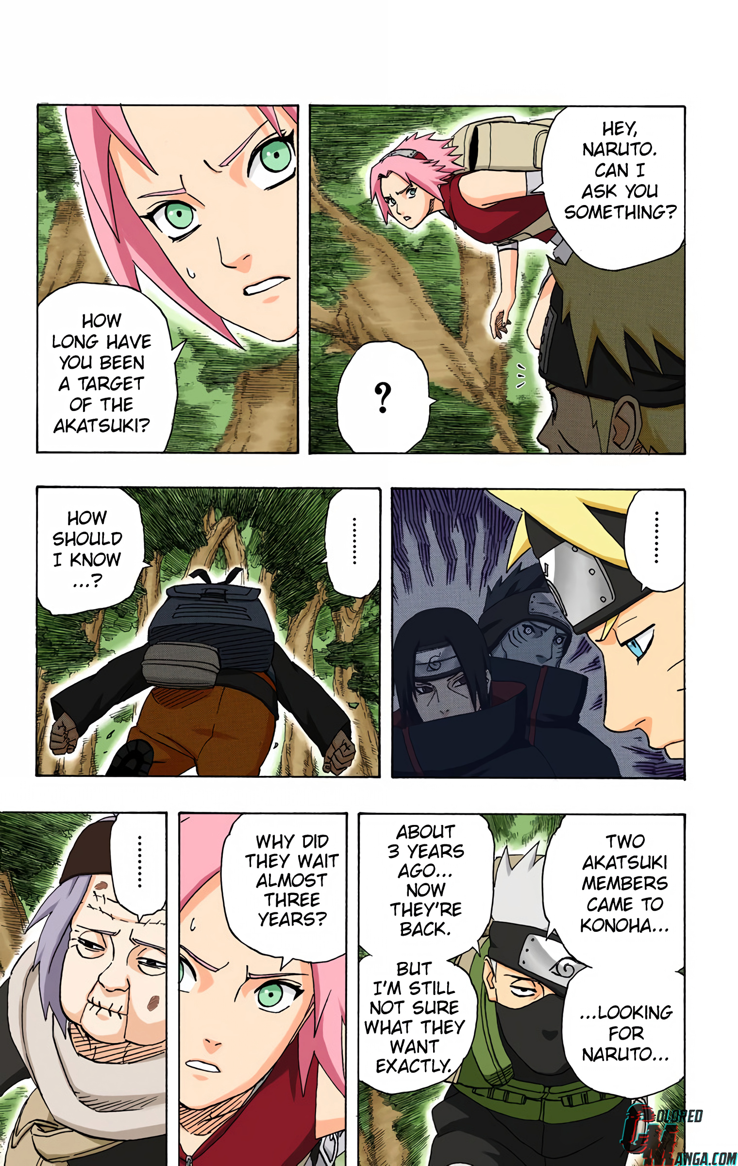 Naruto Colored Manga