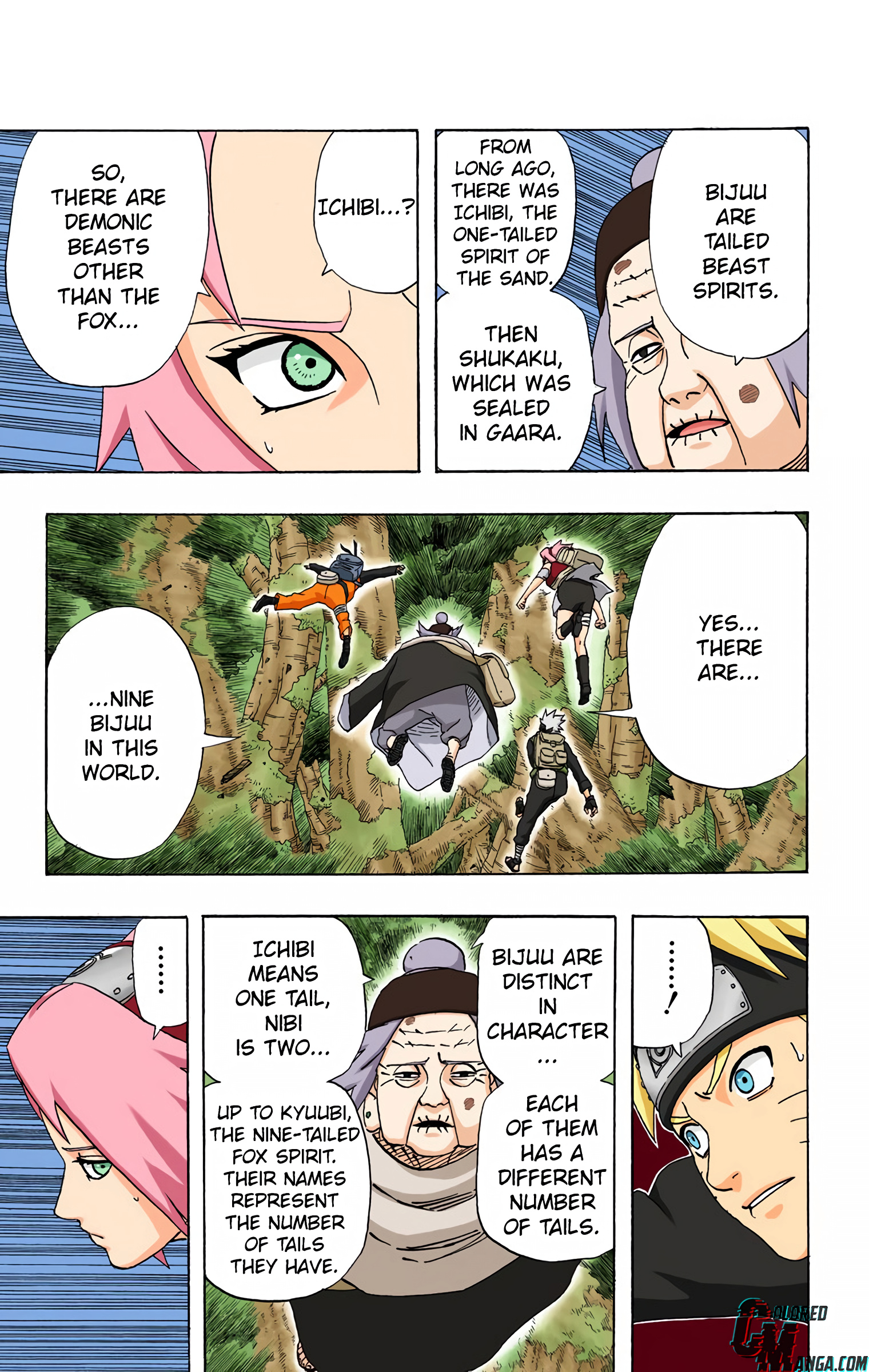 Naruto Colored Manga