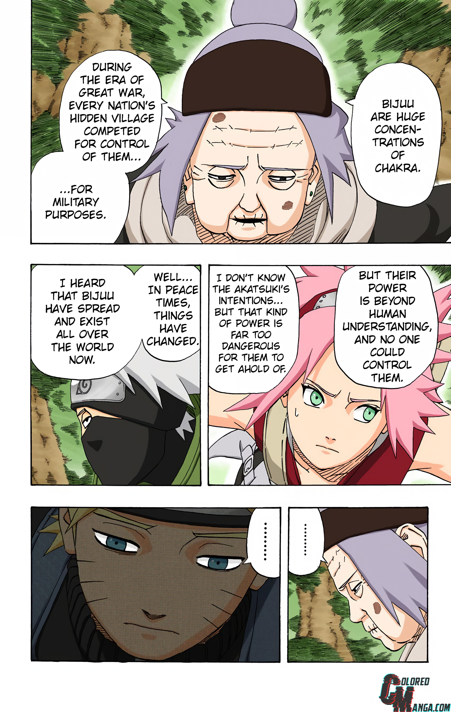 Naruto Colored Manga