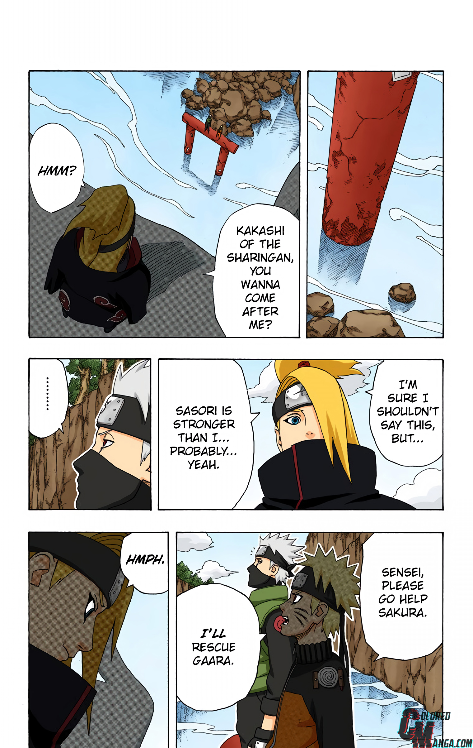 Naruto Colored Manga