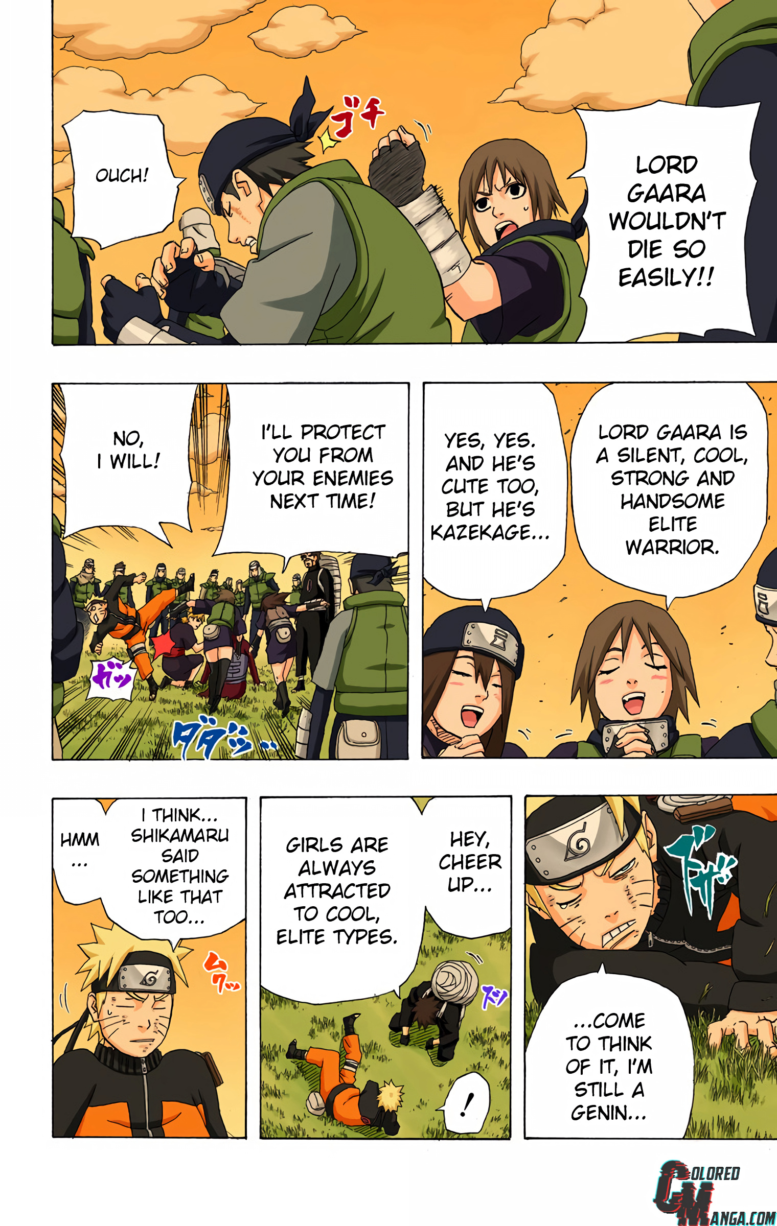 Naruto Colored Manga