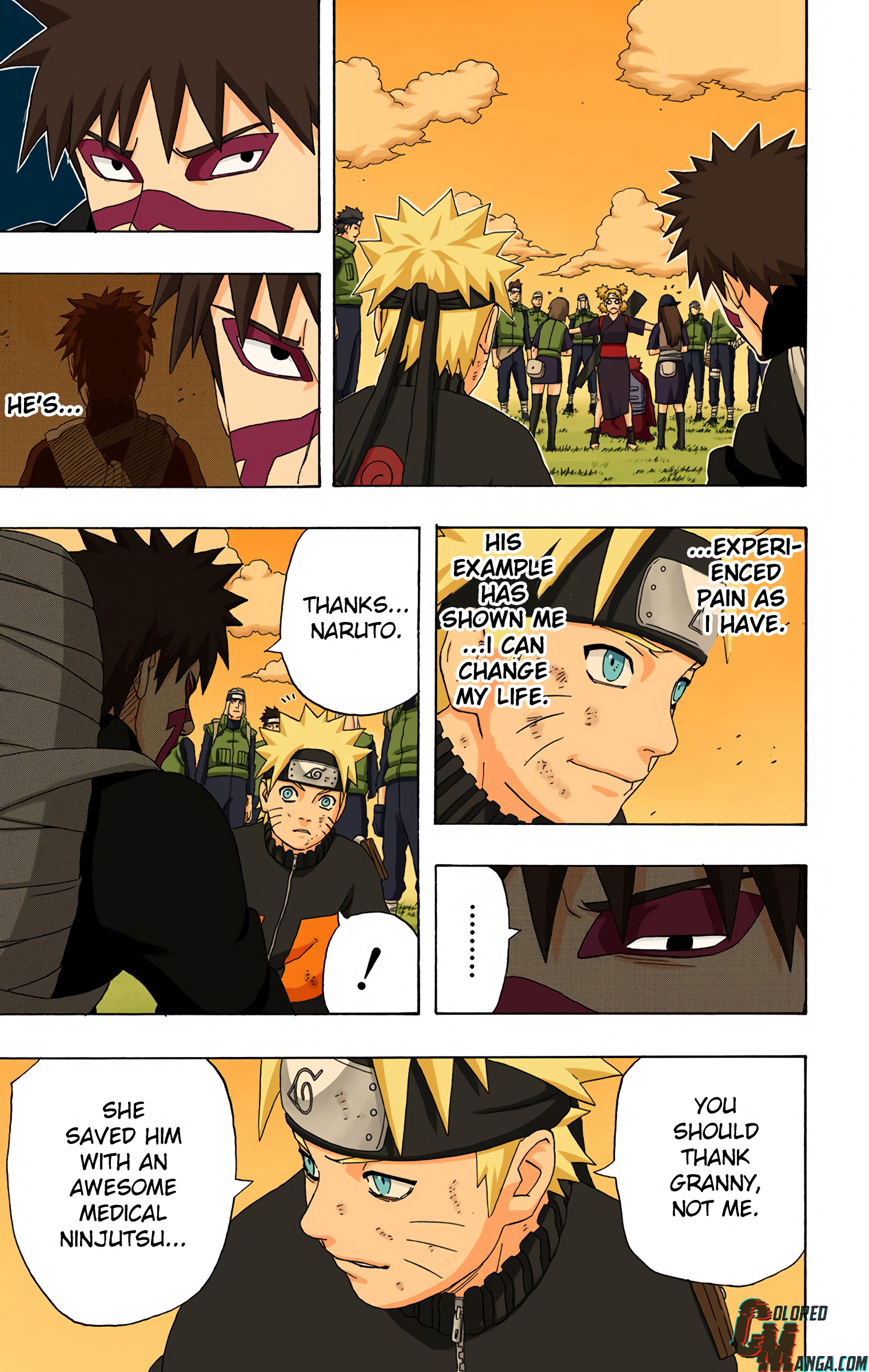 Naruto Colored Manga