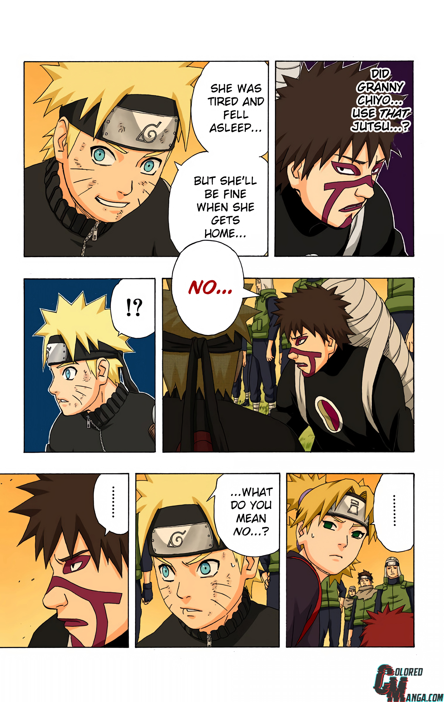 Naruto Colored Manga