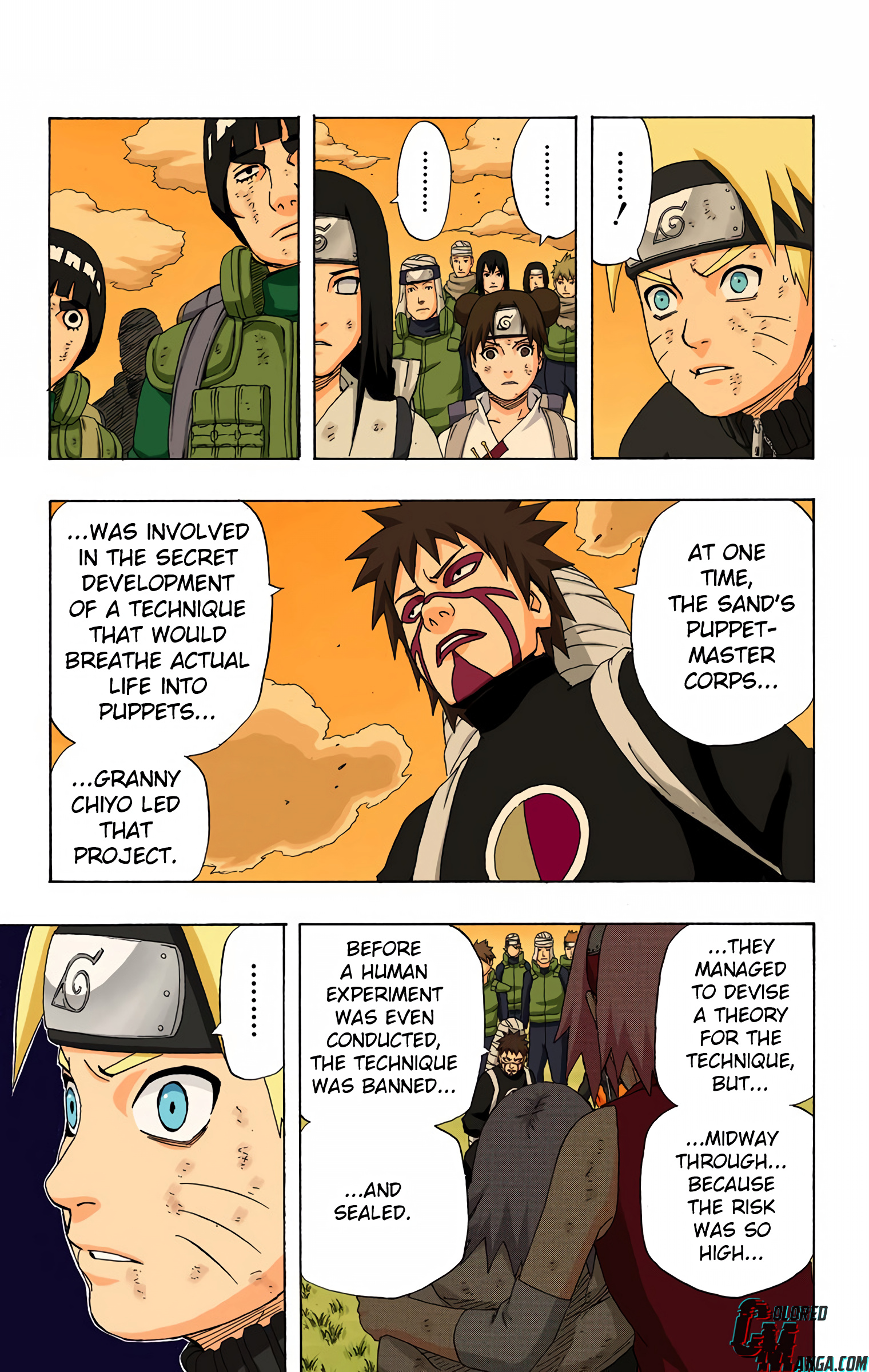 Naruto Colored Manga