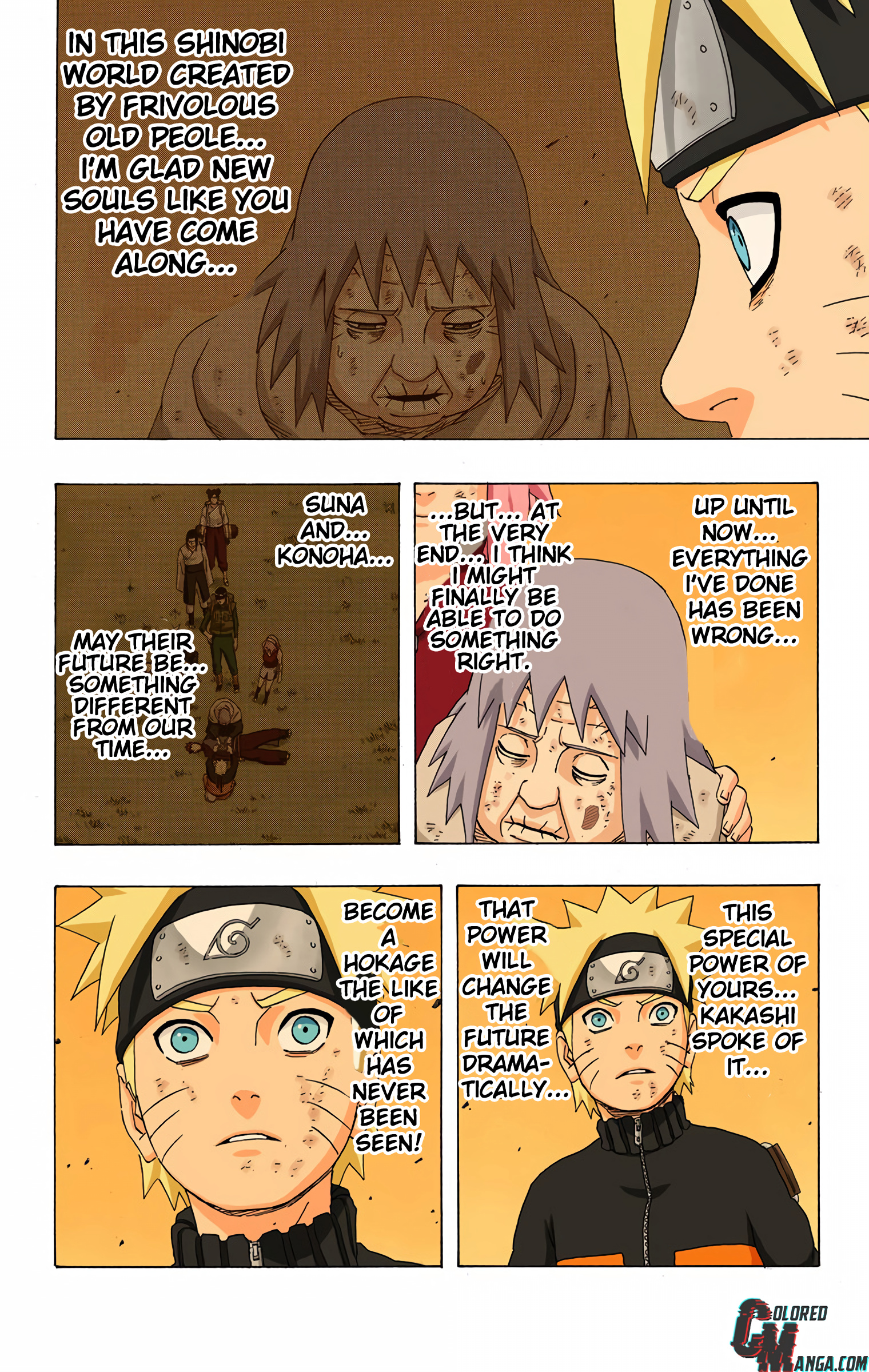 Naruto Colored Manga