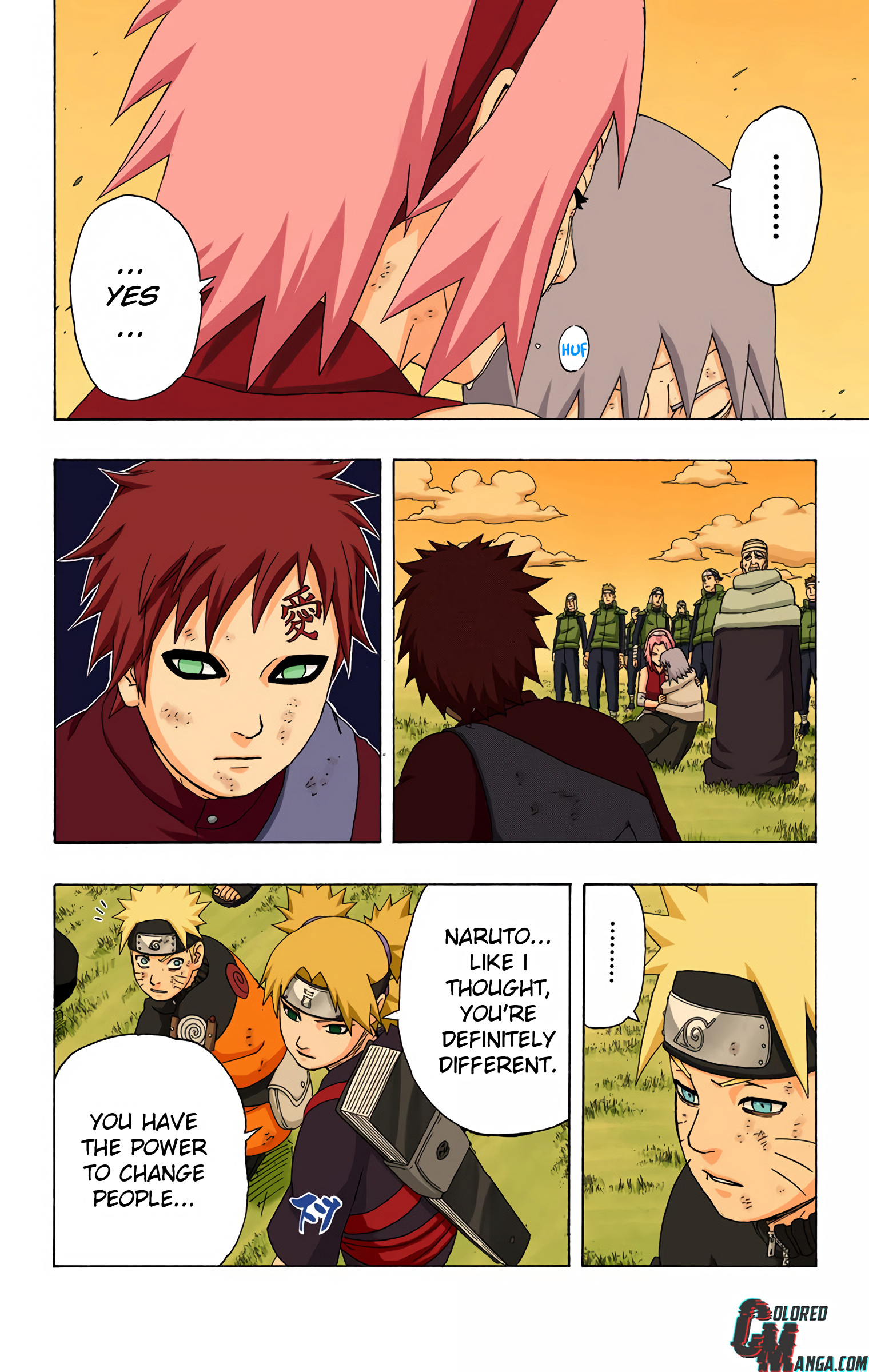 Naruto Colored Manga