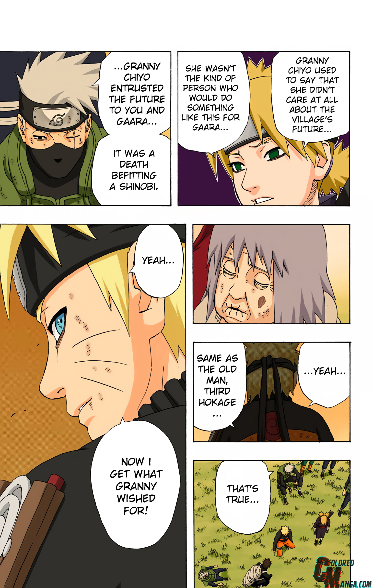 Naruto Colored Manga