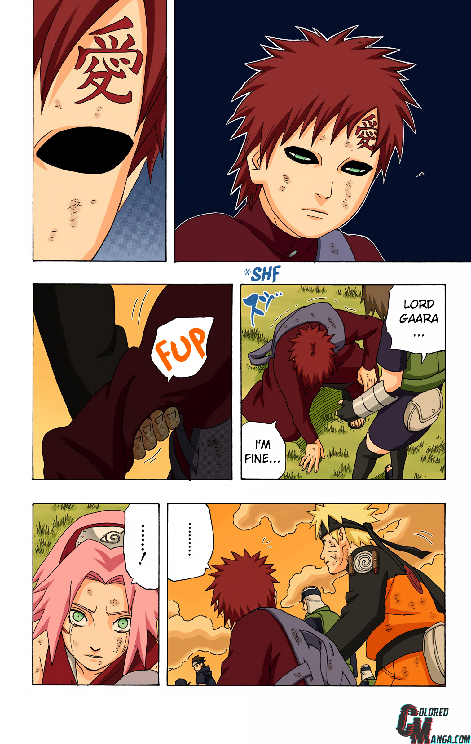 Naruto Colored Manga