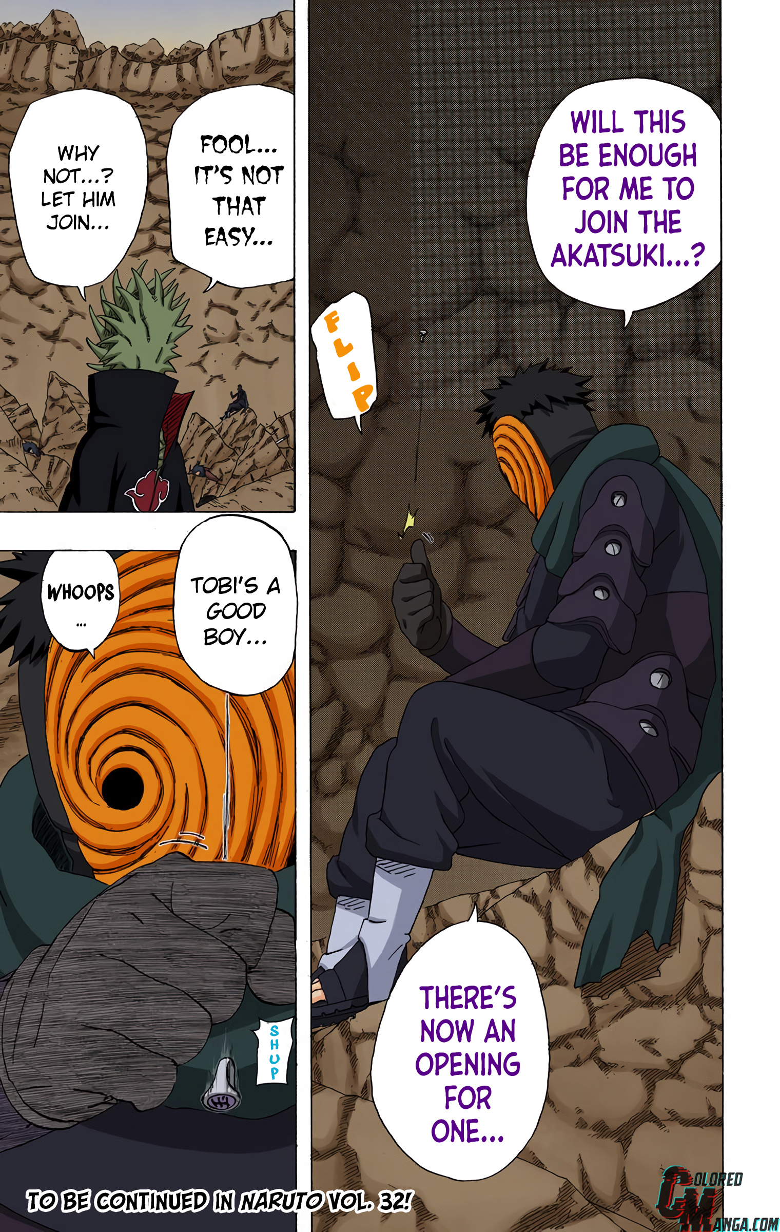 Naruto Colored Manga