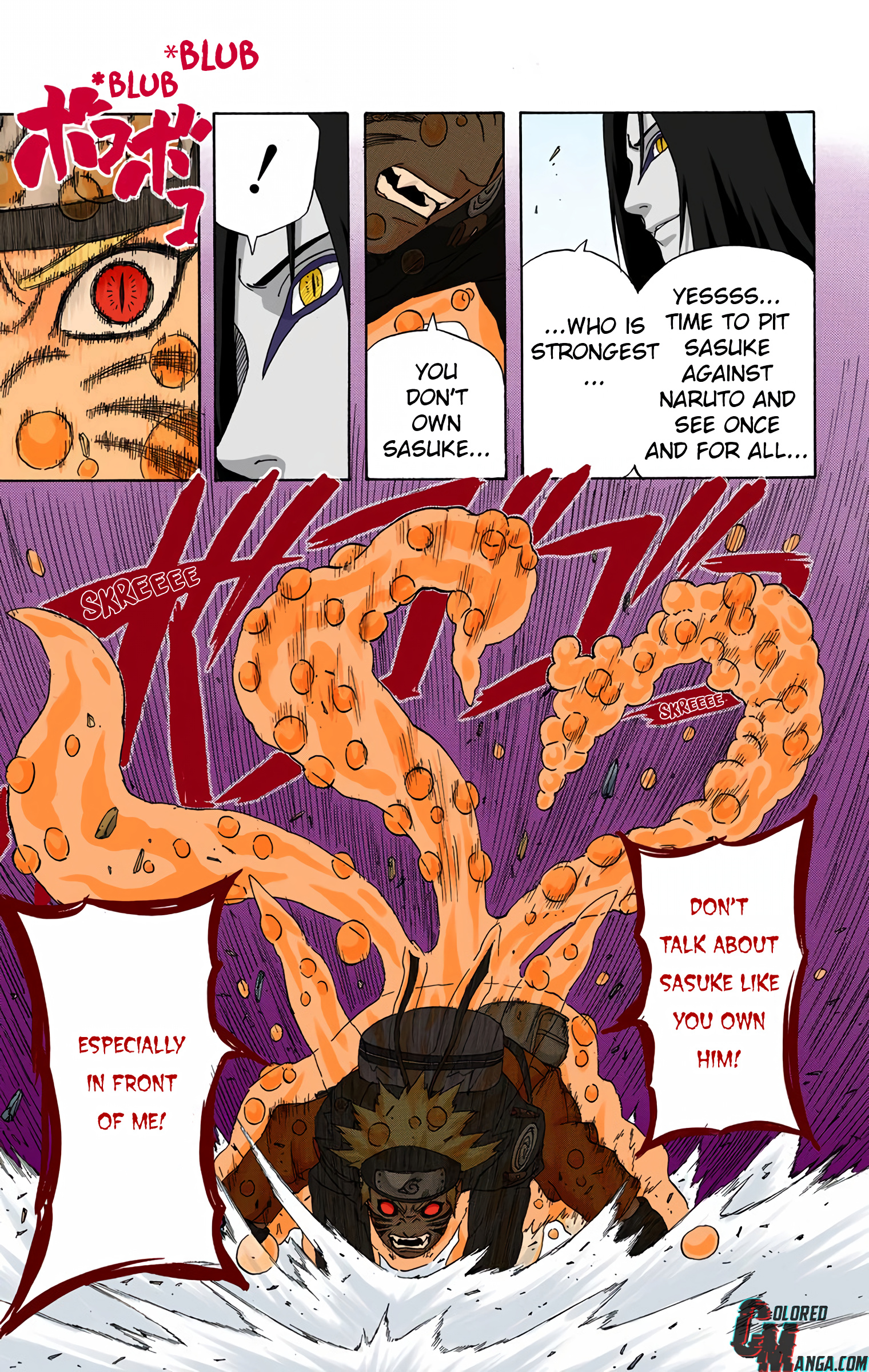 Naruto Colored Manga