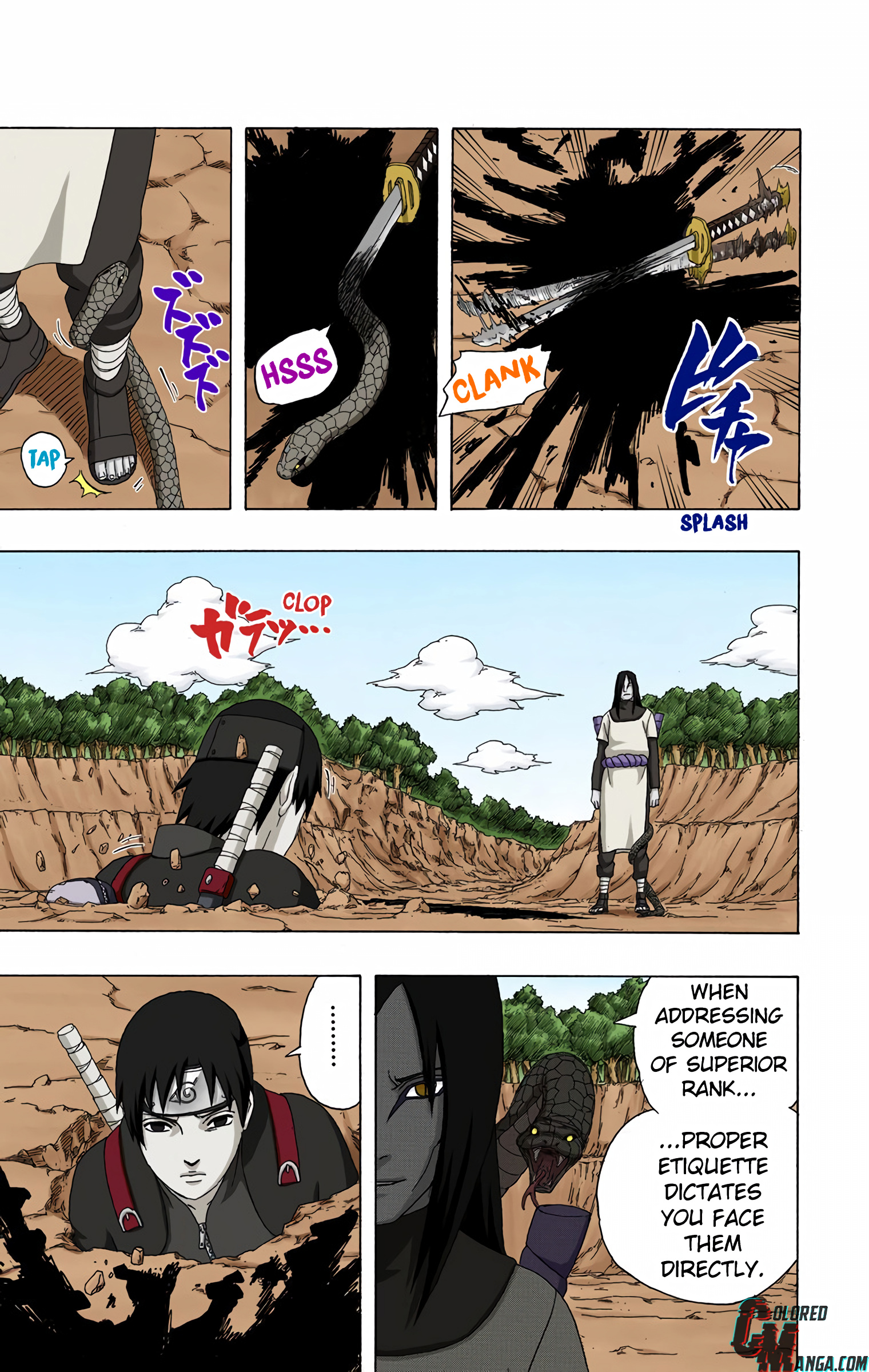 Naruto Colored Manga