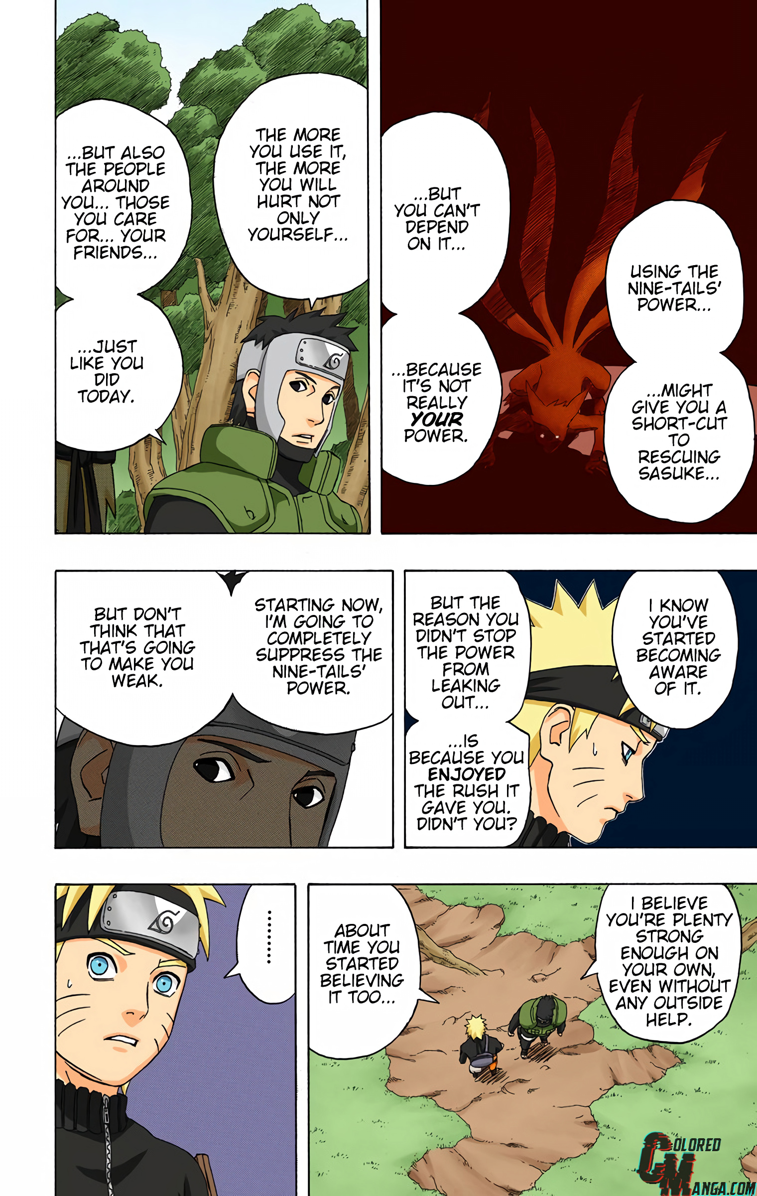 Naruto Colored Manga