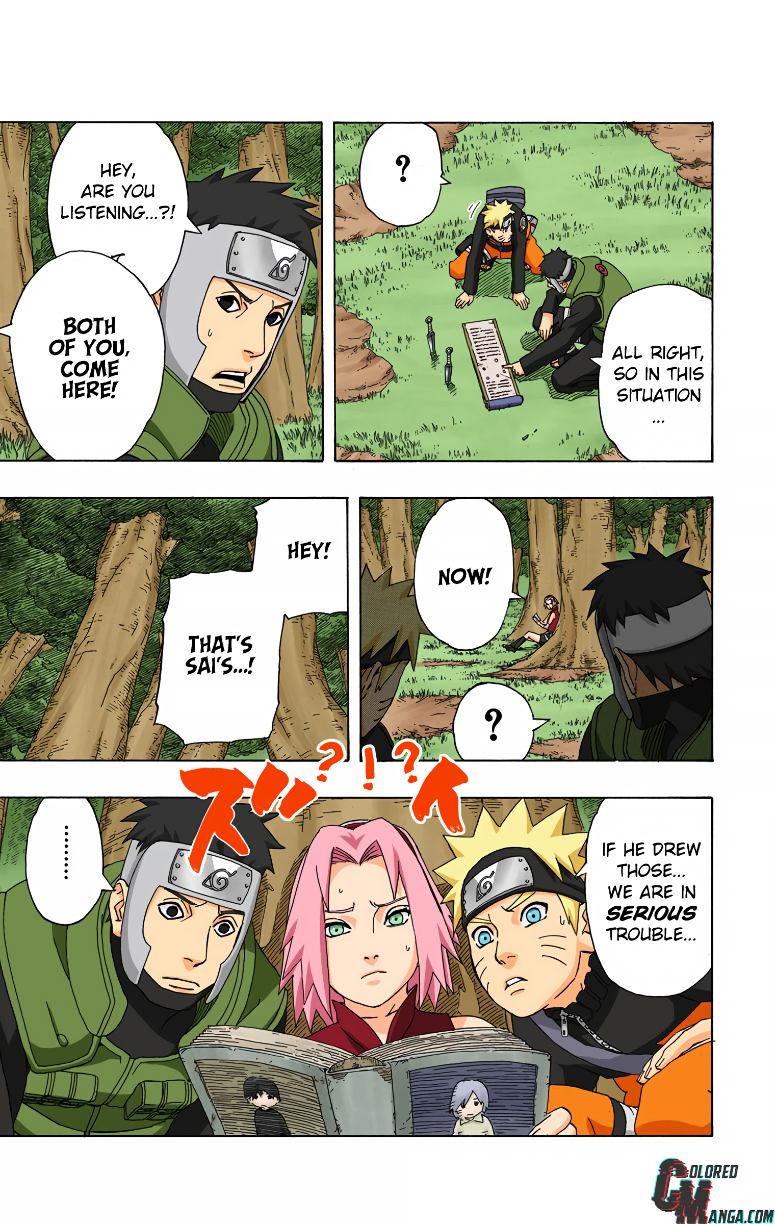 Naruto Colored Manga