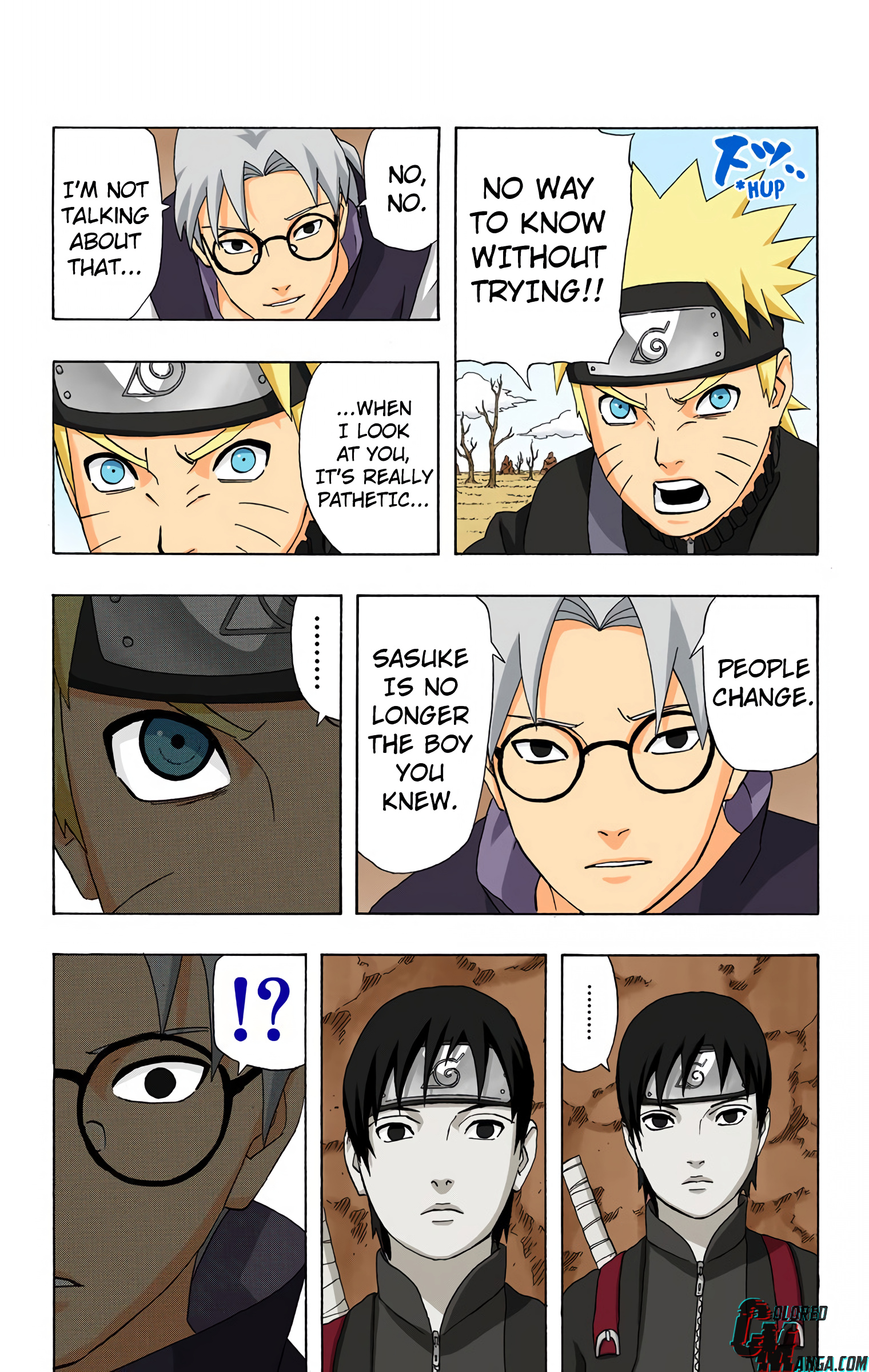 Naruto Colored Manga