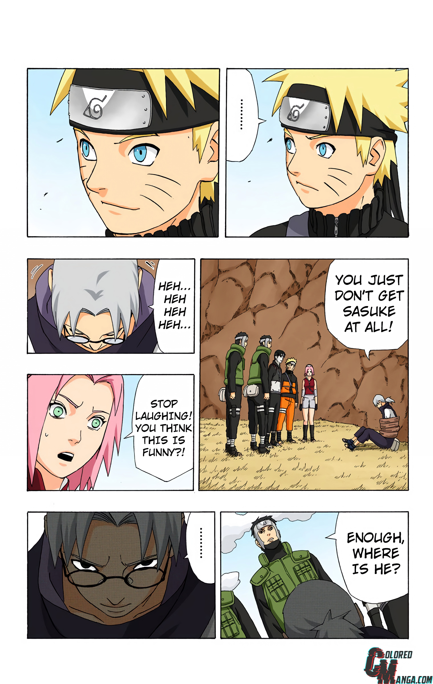 Naruto Colored Manga