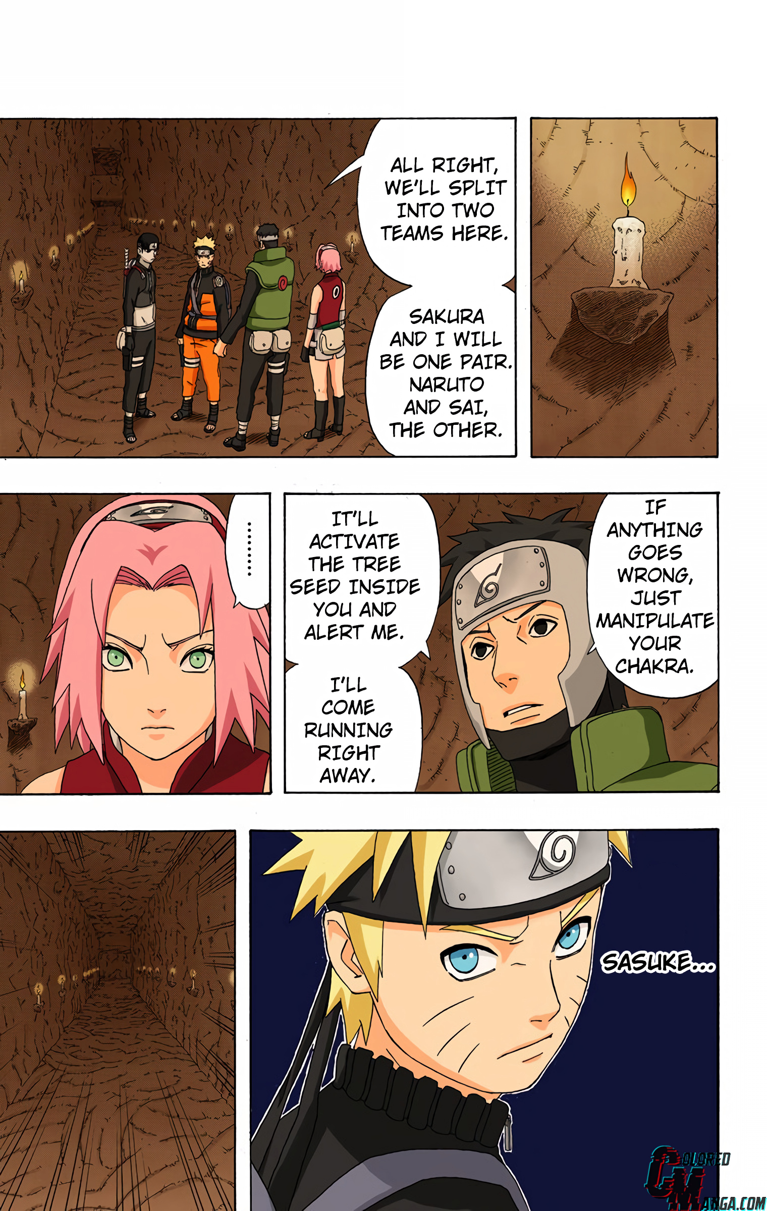 Naruto Colored Manga