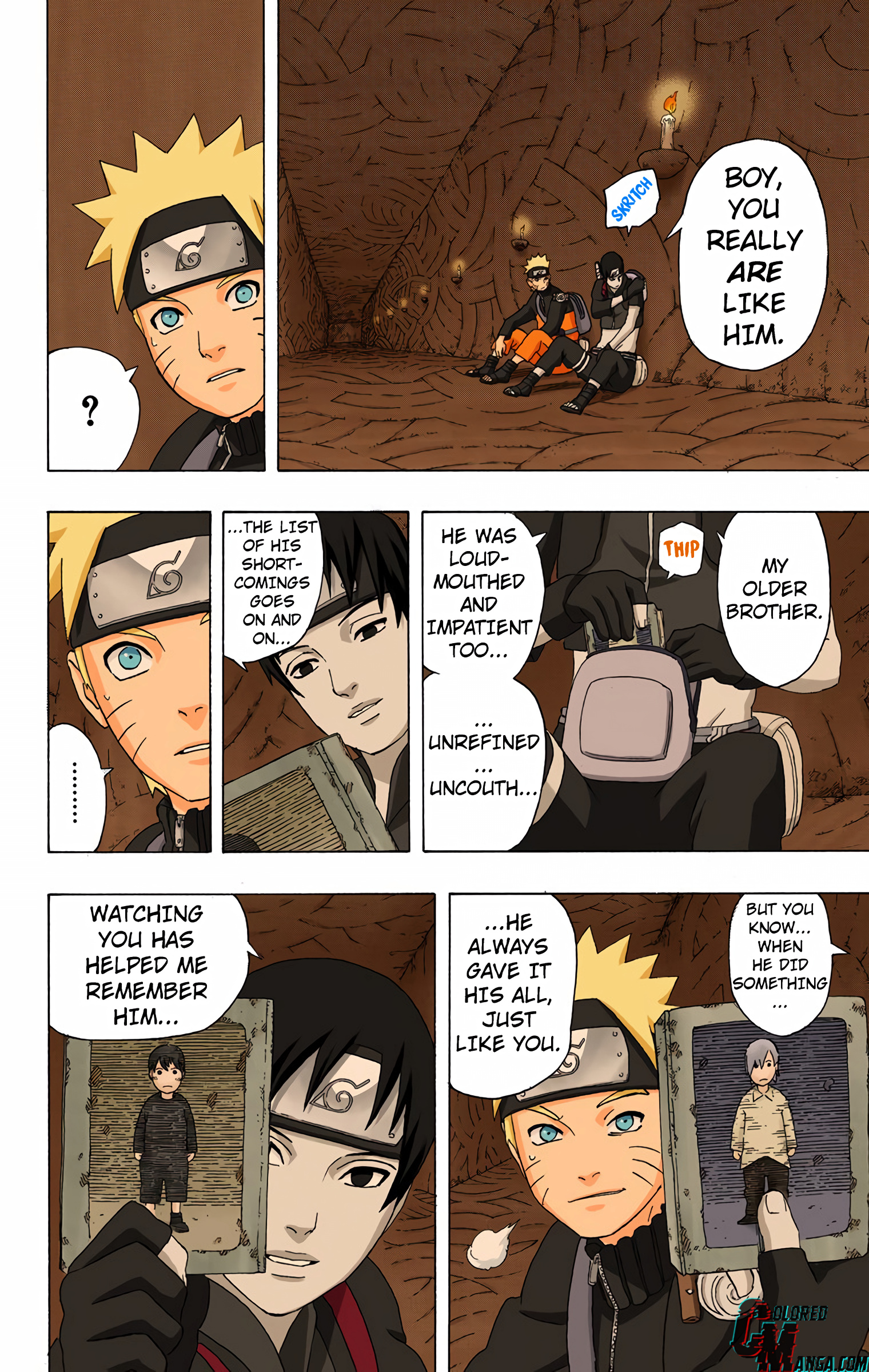 Naruto Colored Manga