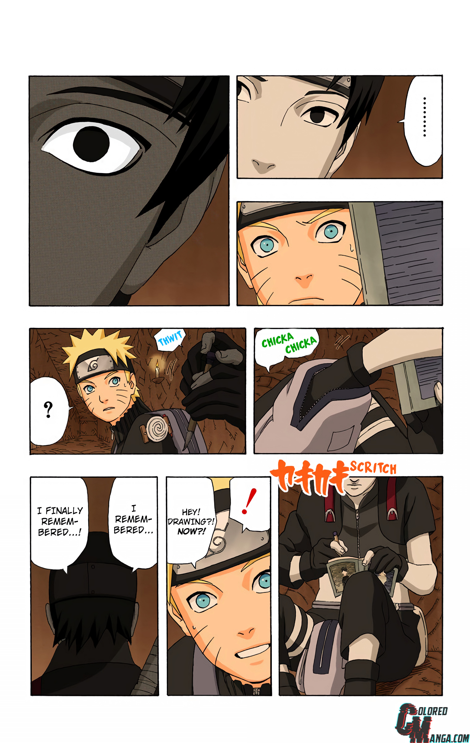 Naruto Colored Manga