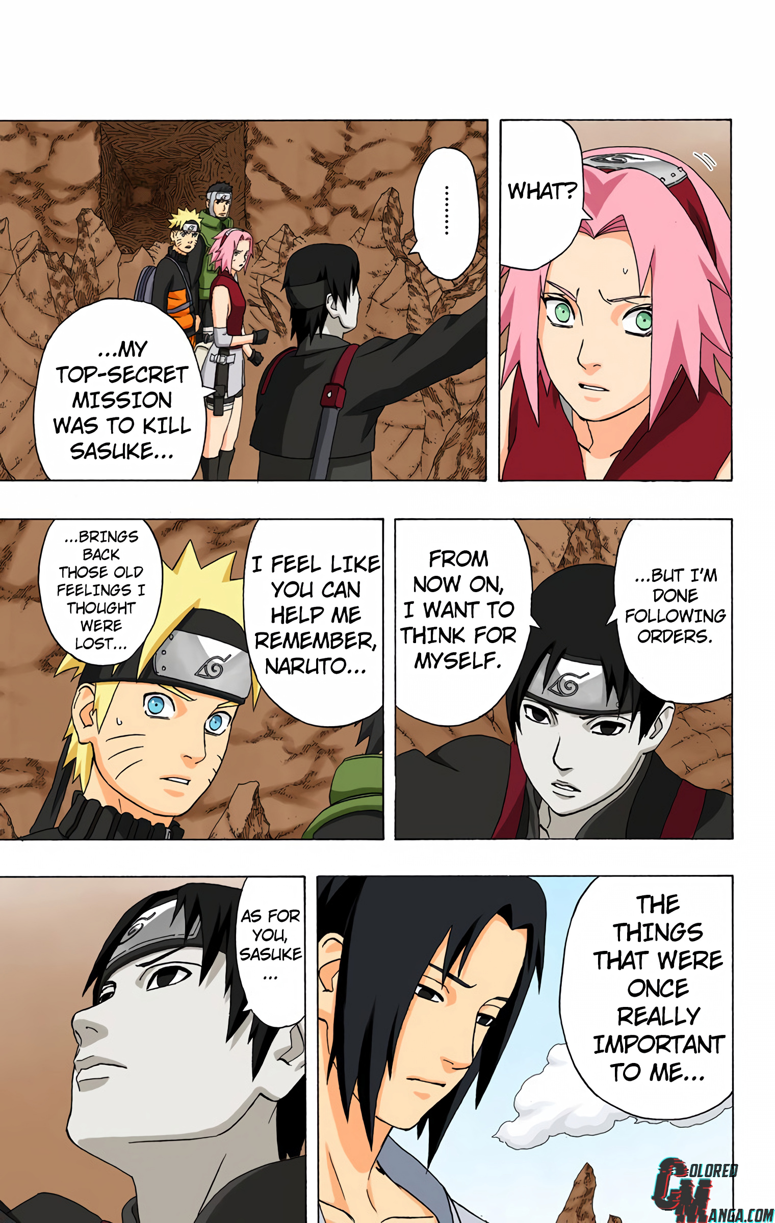 Naruto Colored Manga