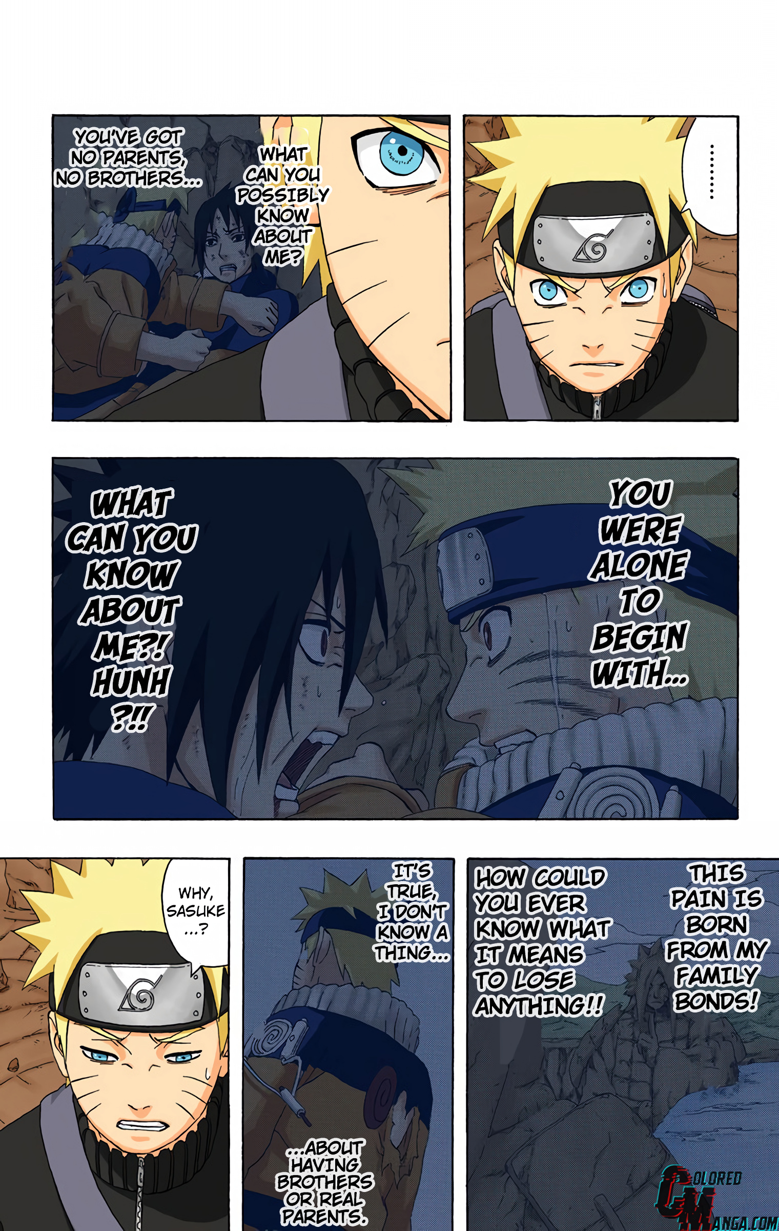 Naruto Colored Manga