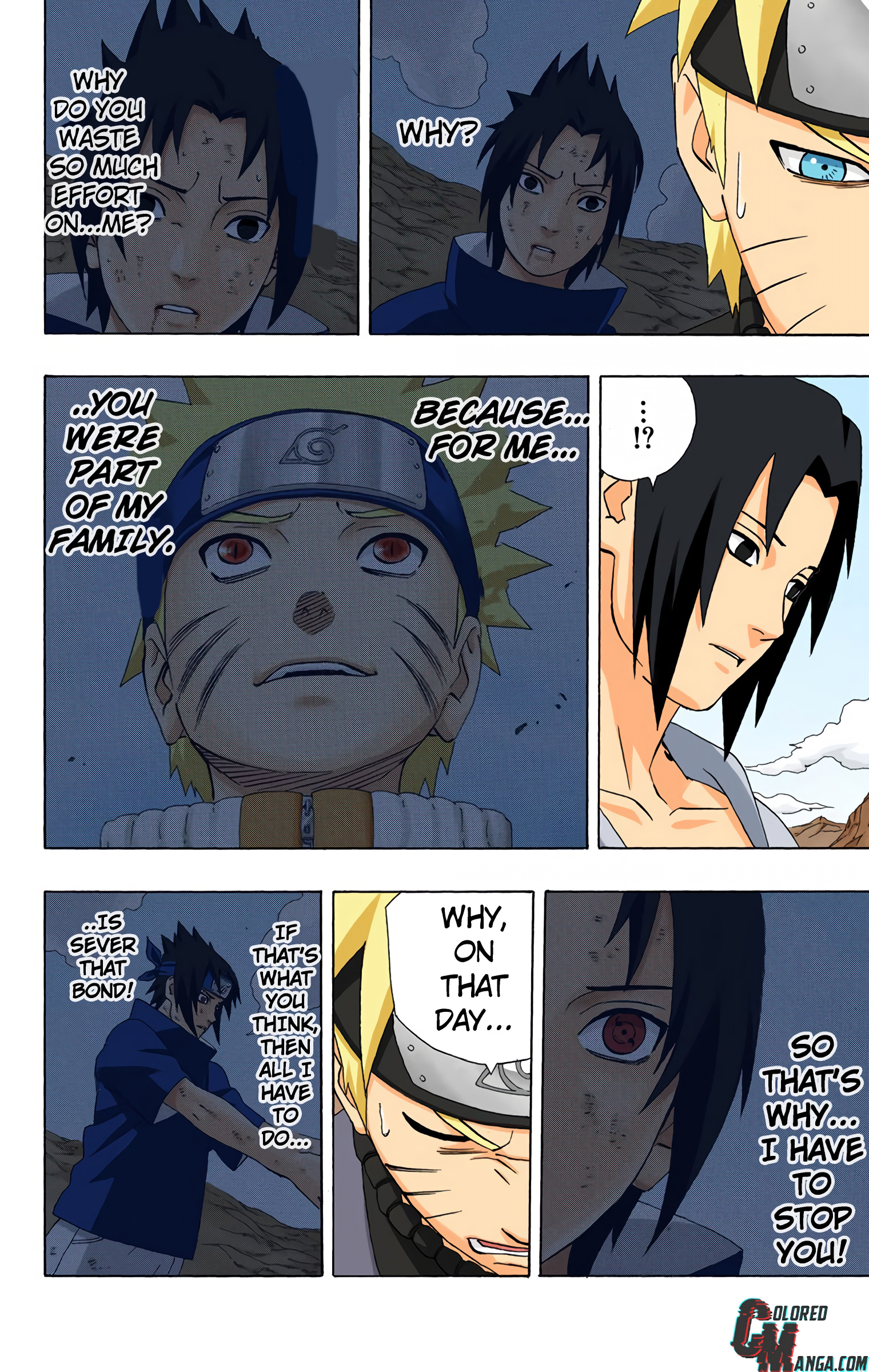 Naruto Colored Manga