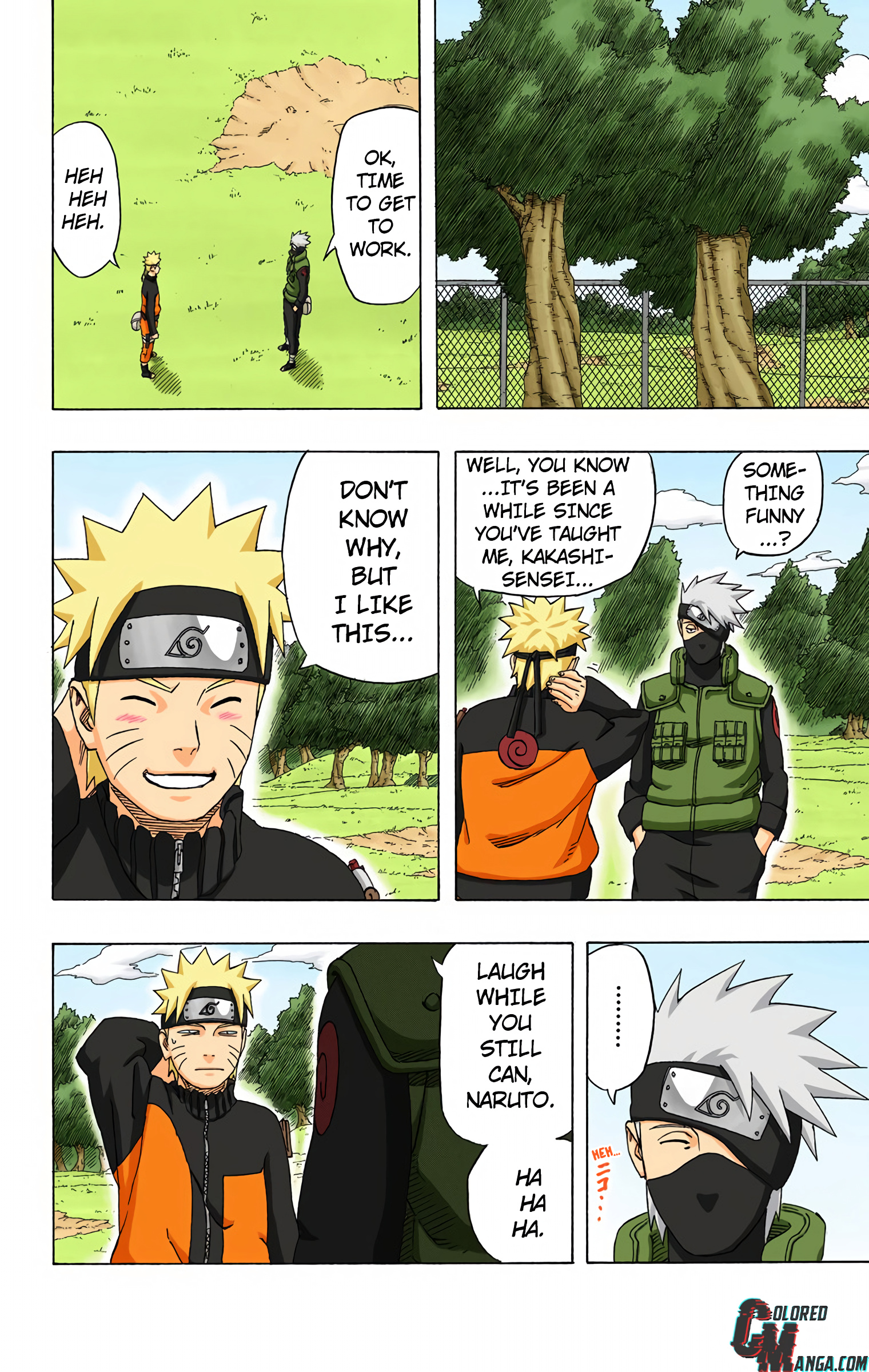 Naruto Colored Manga