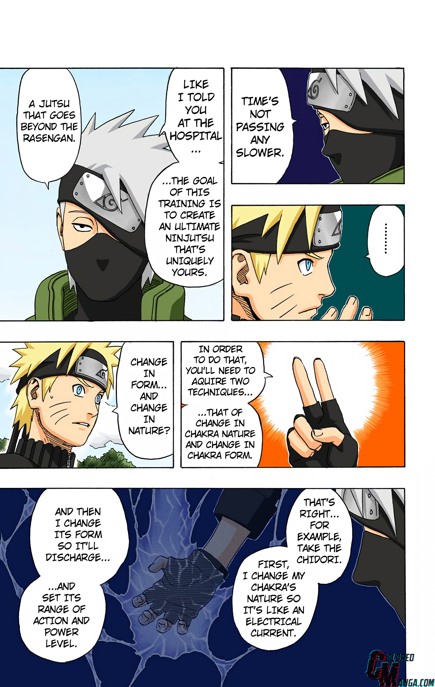 Naruto Colored Manga