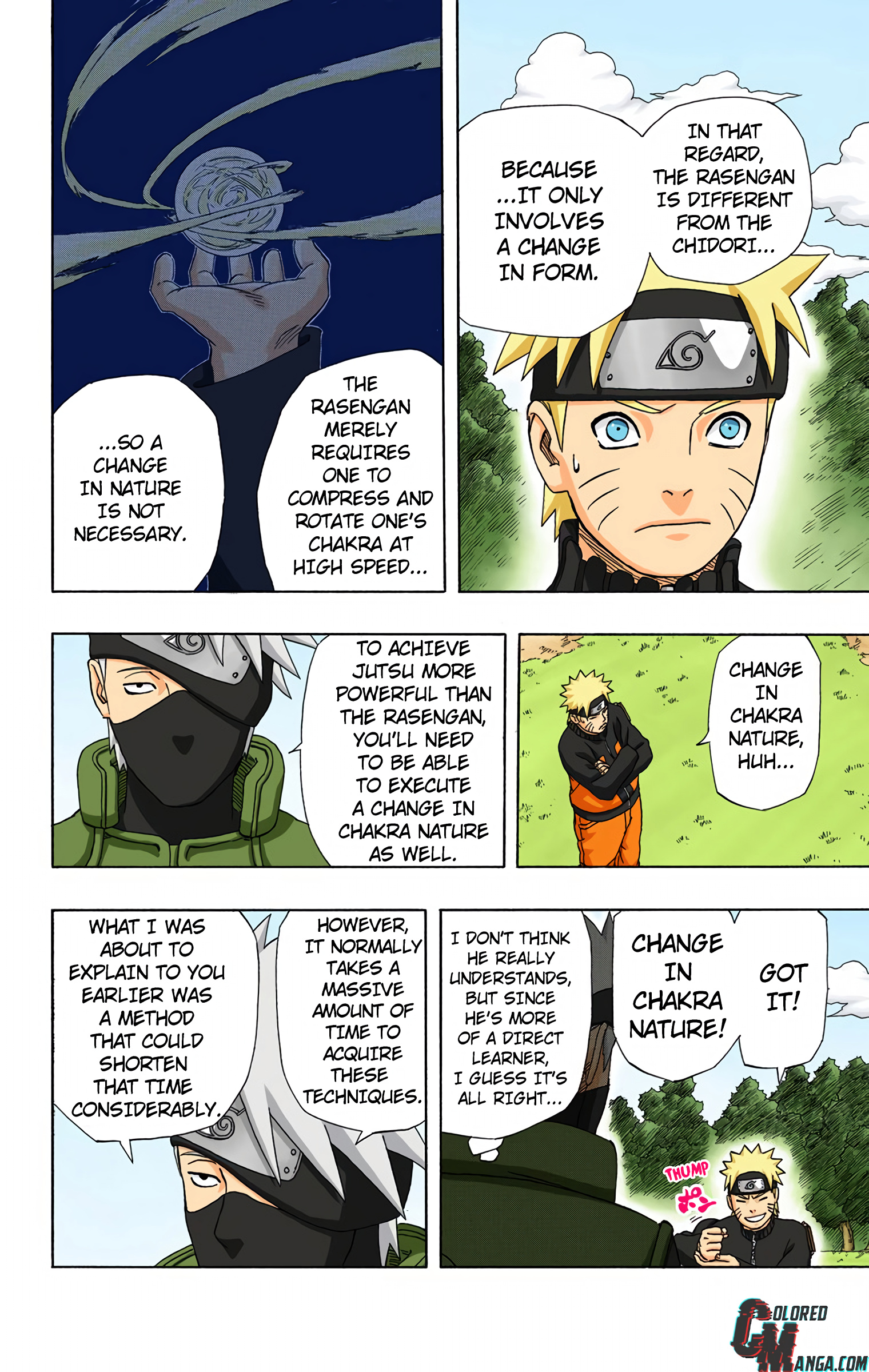 Naruto Colored Manga