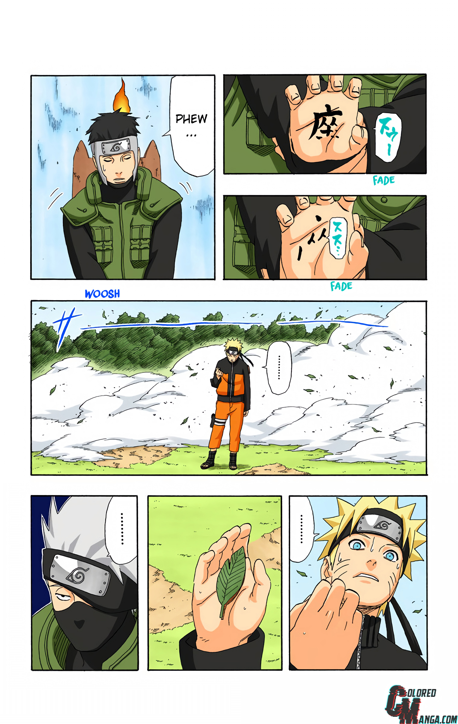 Naruto Colored Manga