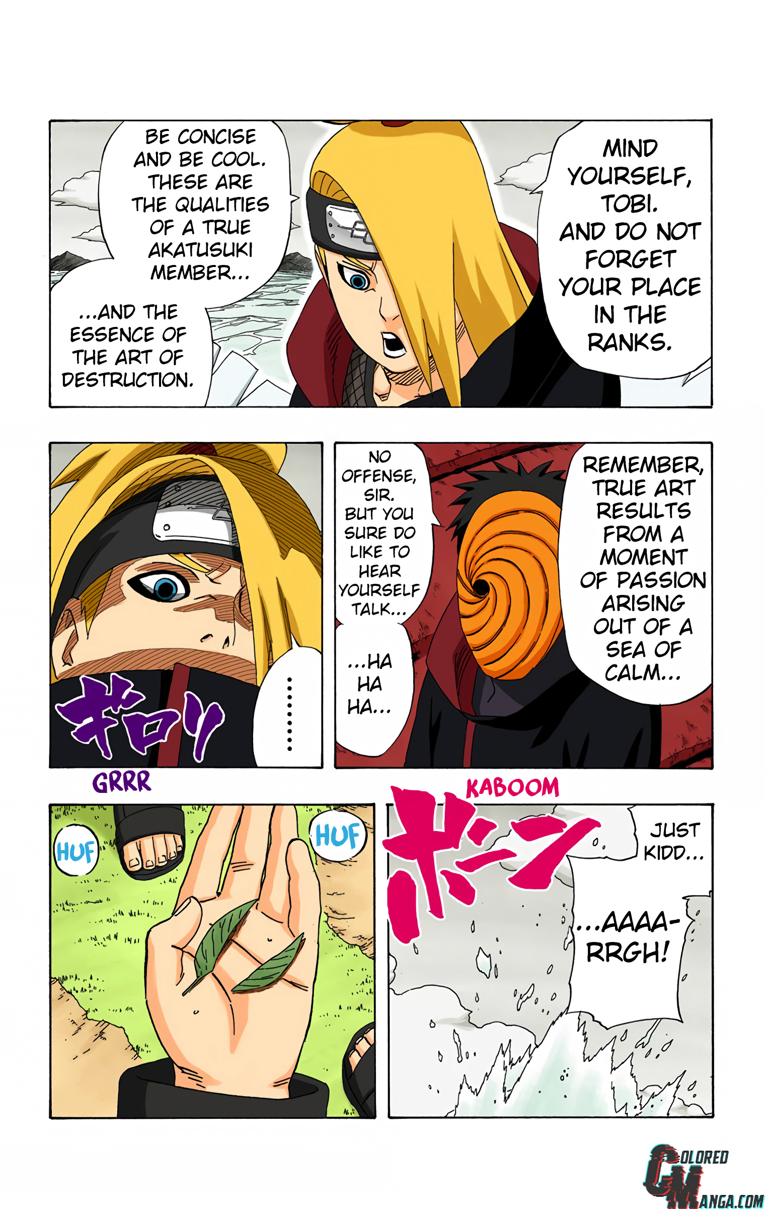 Naruto Colored Manga