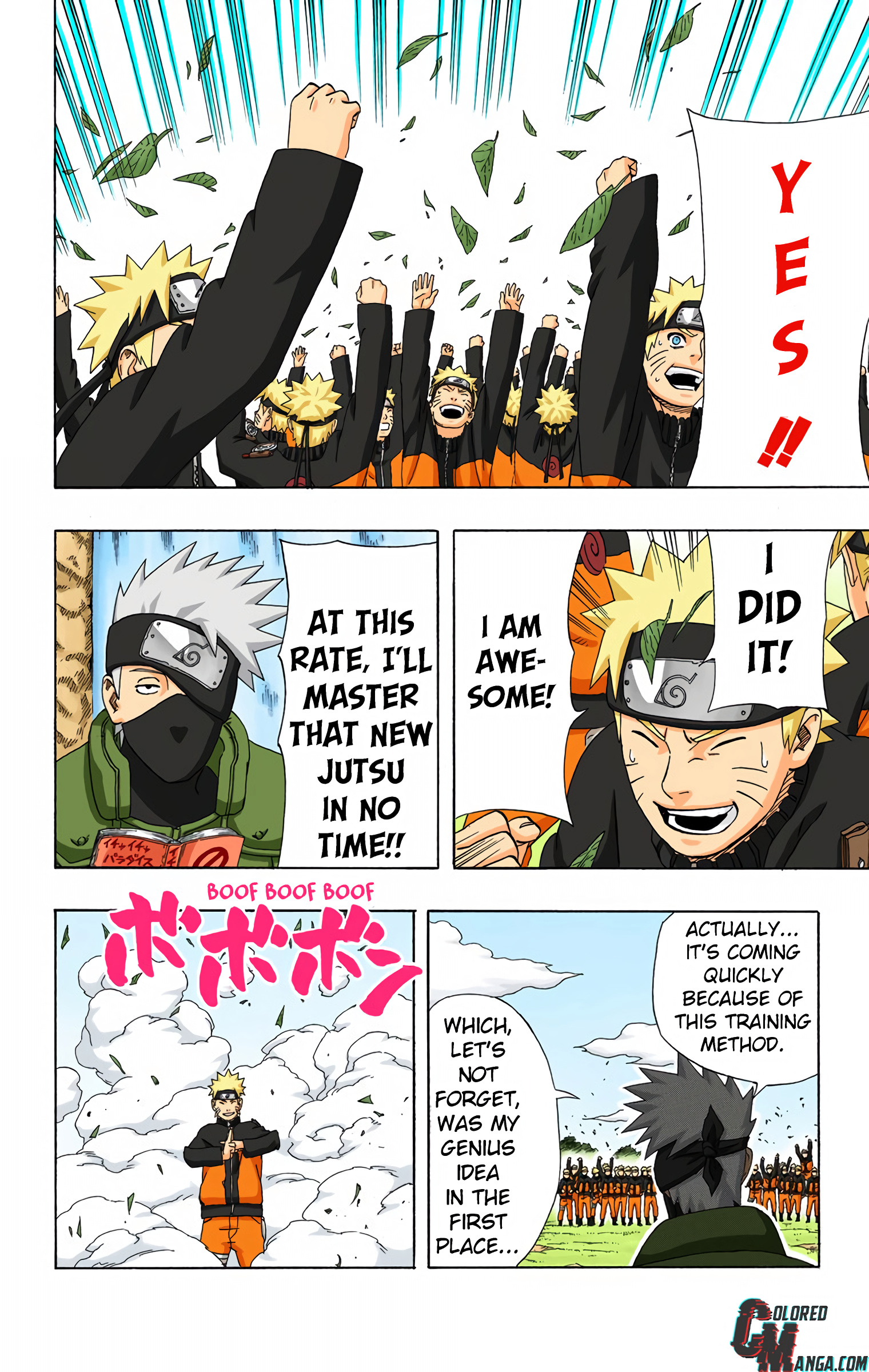 Naruto Colored Manga