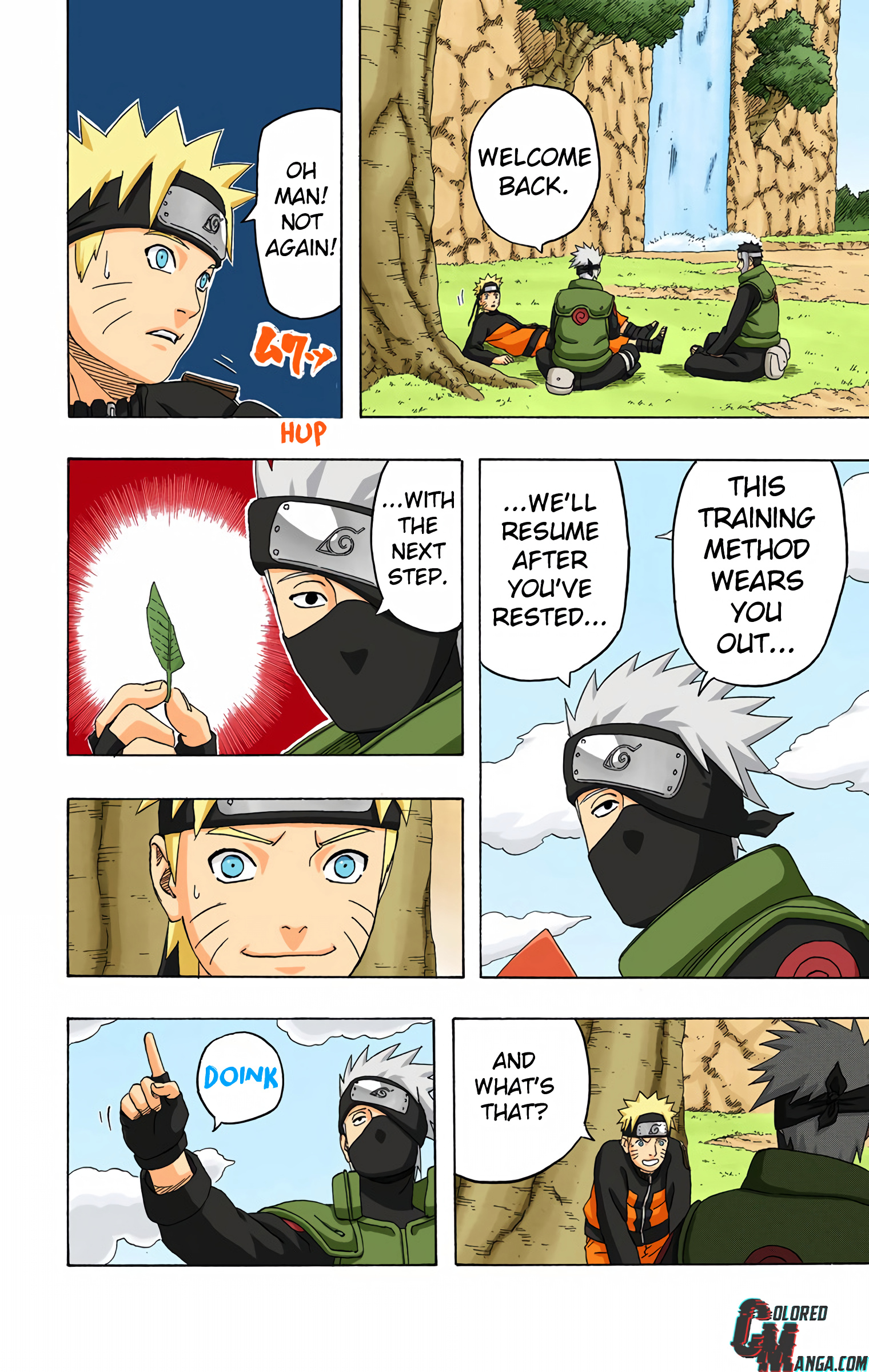 Naruto Colored Manga