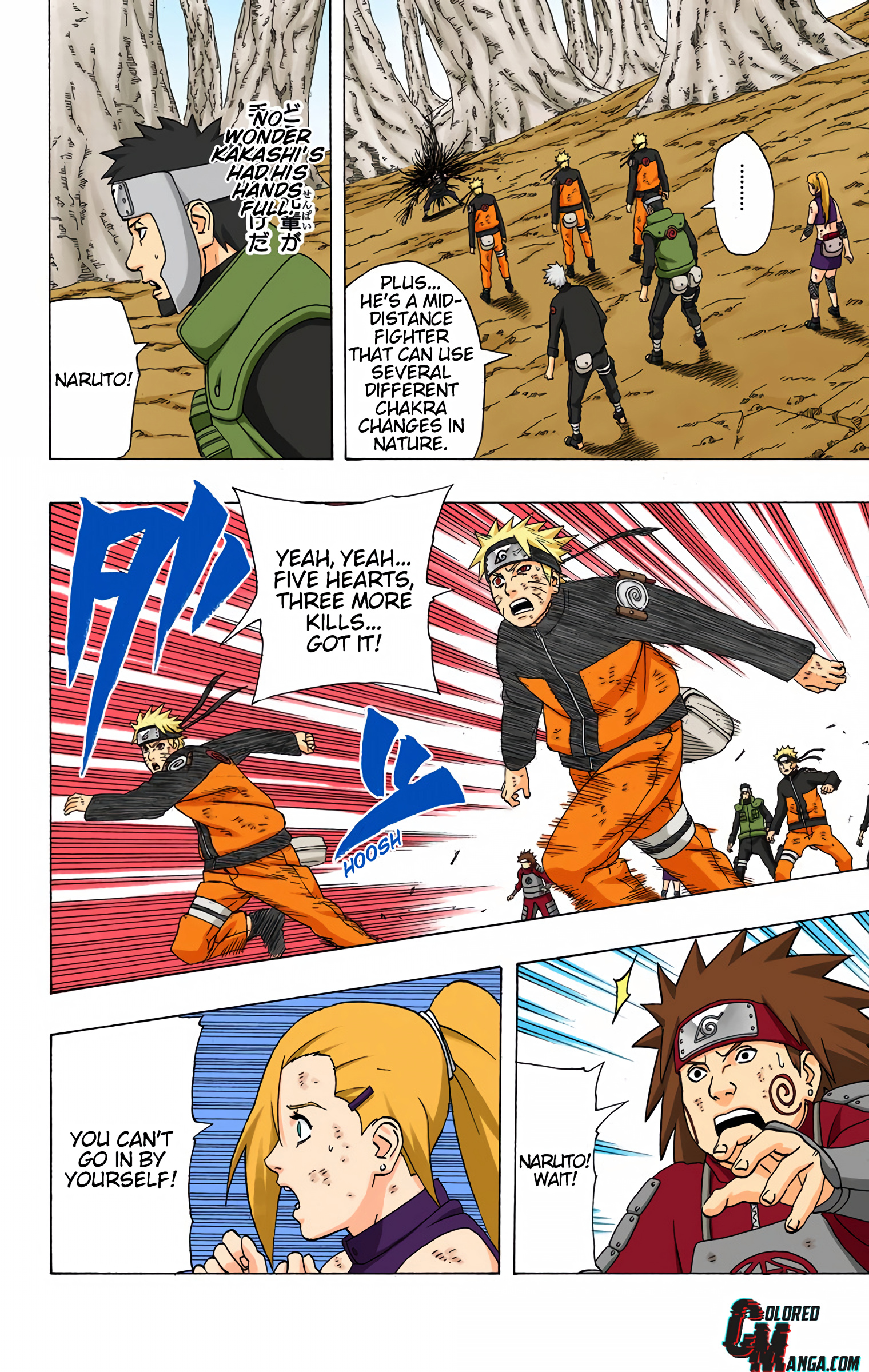 Naruto Colored Manga