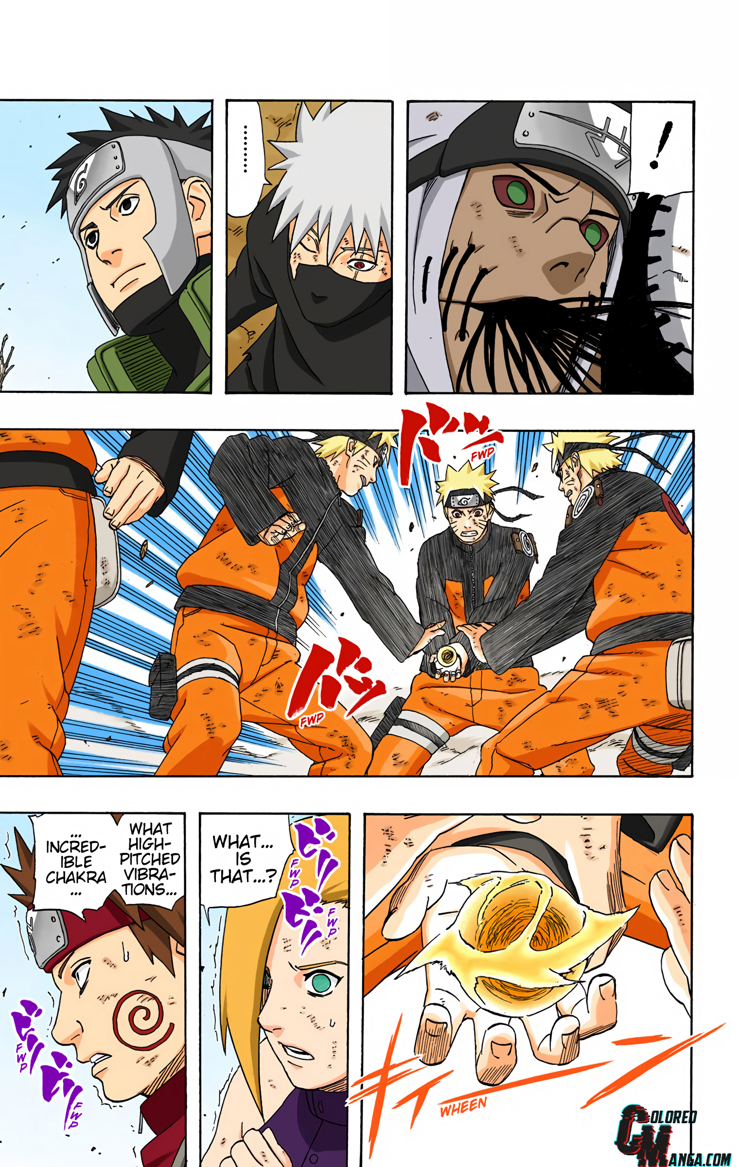 Naruto Colored Manga