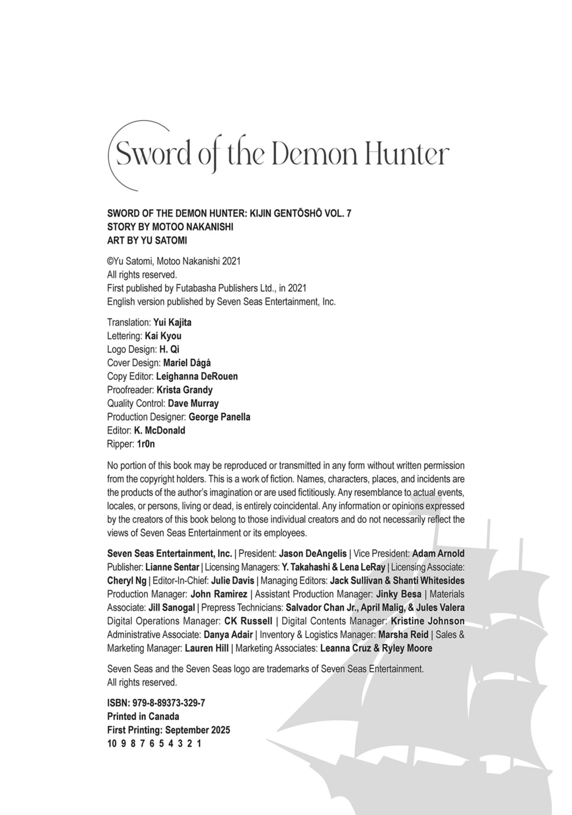 Sword of the Demon Hunter Kijin Gentoushou