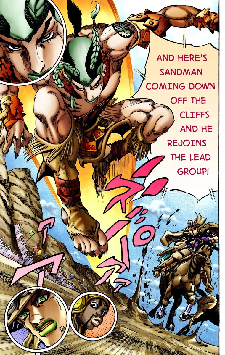JoJo's Bizarre Adventure Steel Ball Run Colored Manga